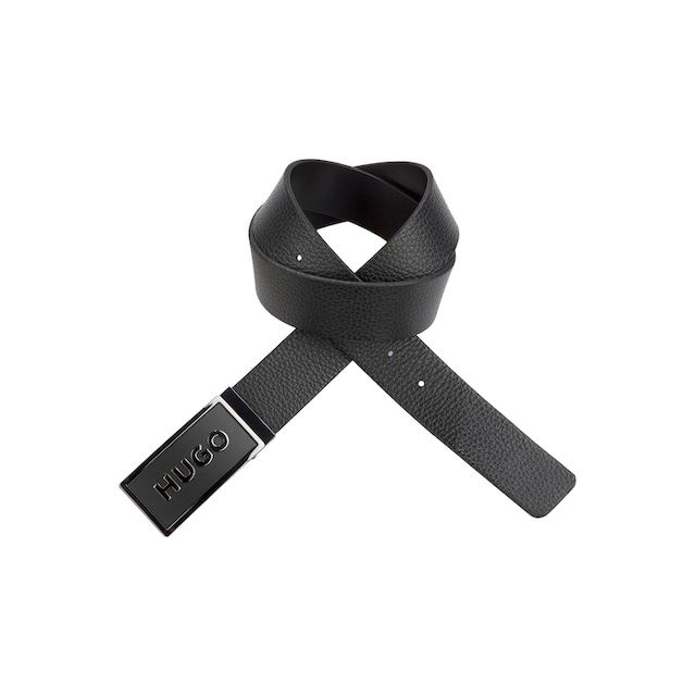 HUGO Ledergürtel »Garin_Sr35_grp«, Wendegürtel aus genarbtem Leder mit  Koppelschliesse online bestellen | Jelmoli-Versand