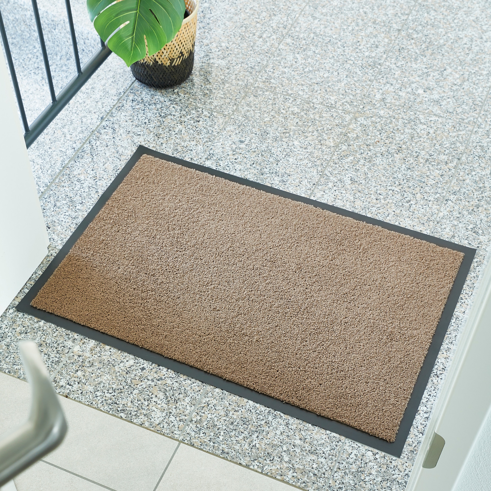 Andiamo Fussmatte »Verdi, Made in Netherlands«, rechteckig, 6 mm Höhe, Schmutzfangmatte, auch für überdachten Aussenbereich geeignet, waschbar