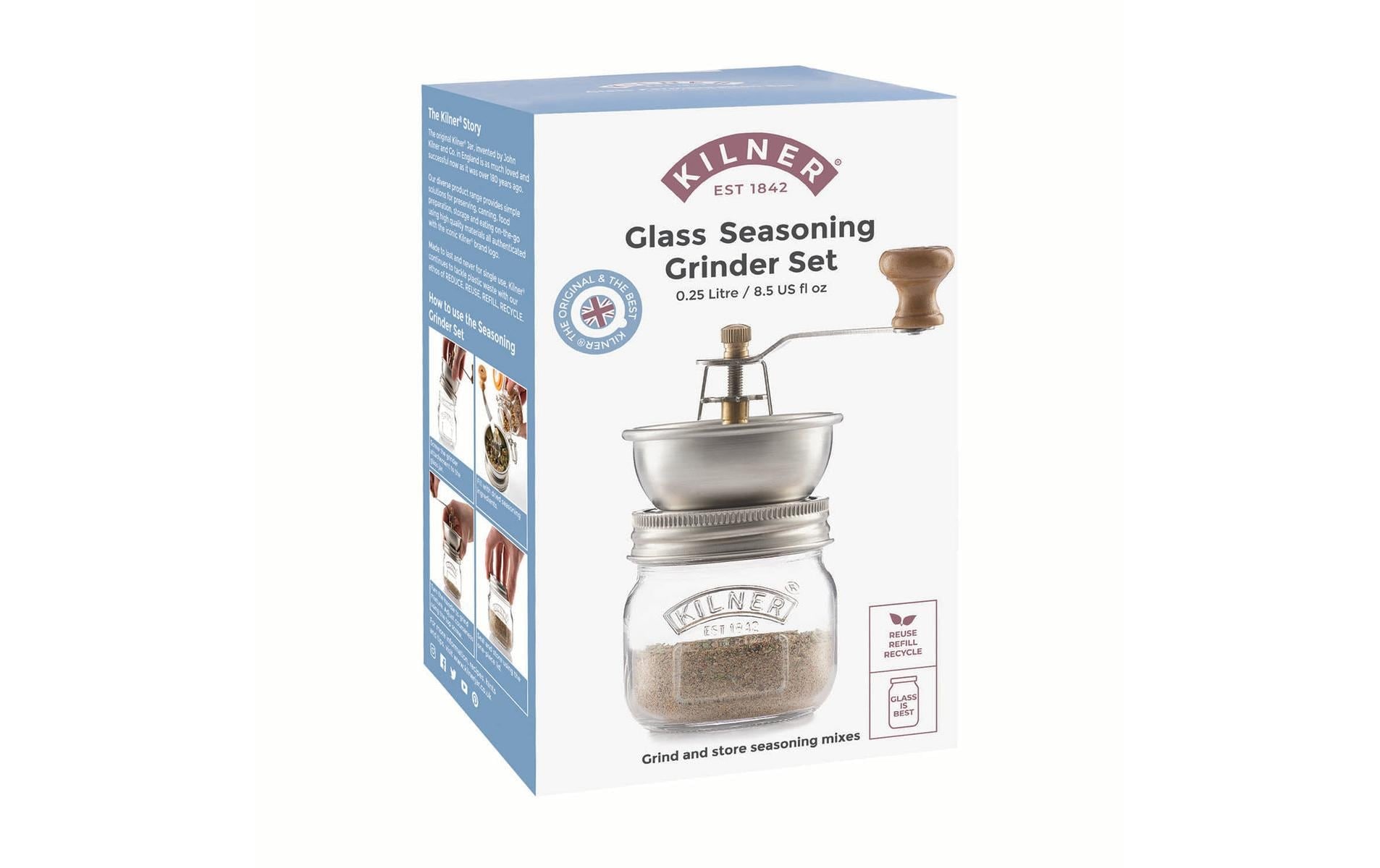 KILNER Gewürzmühle »250 ml, 1 Stück«