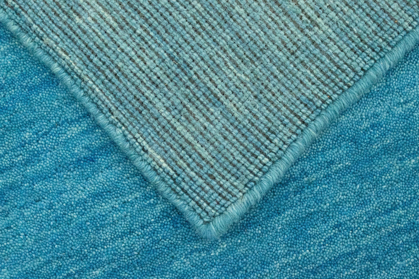 morgenland Wollteppich »Uni - Gabbeh Teppich - Softy«, rechteckig, 1,6 mm Höhe, Gabbeh Optik, Uni Farben, reine Wolle, sehr weicher Flor, Wohnzimmer