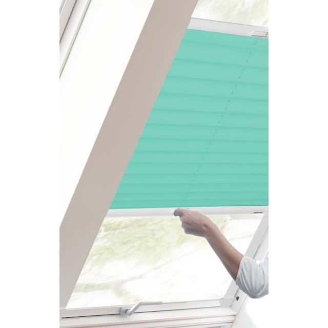 ordern sunlines Dachfensterplissee verspannt, Crepe«, im »Classic mit Lichtschutz, Jelmoli-Online Style Führungsschienen Shop ❤
