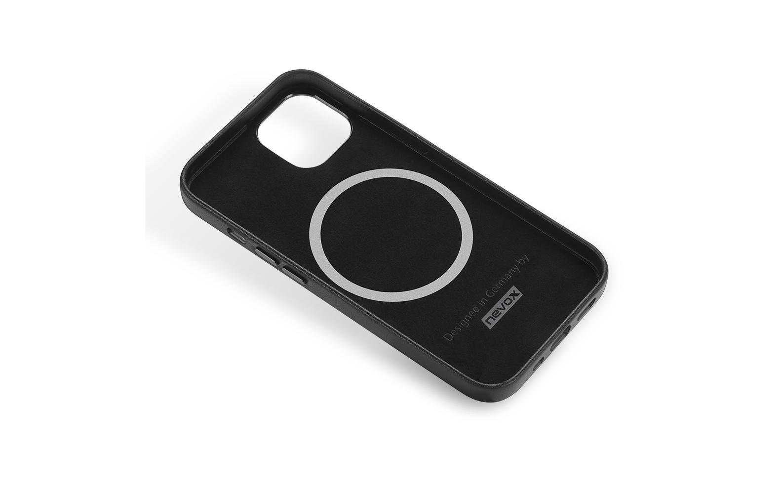 nevox Smartphone-Hülle »StyleShell PRO MagSafe iPhone 15 Schwarz«