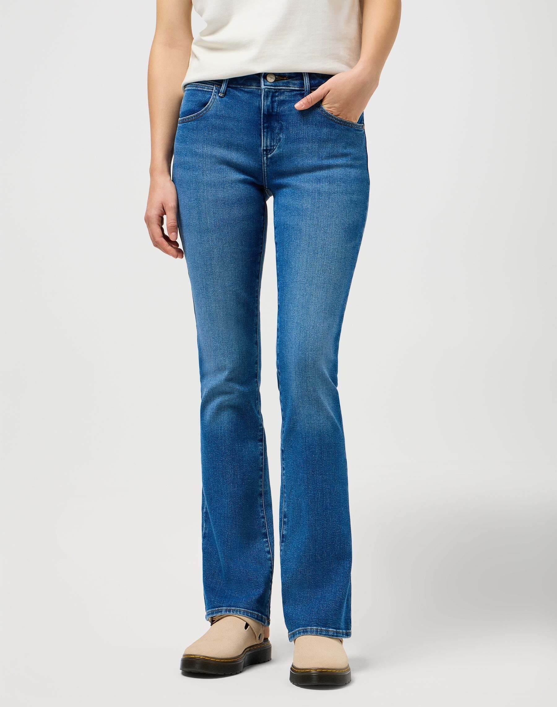 Wrangler Bootcut-Jeans "WRANGLER Jeans Bootcut"
