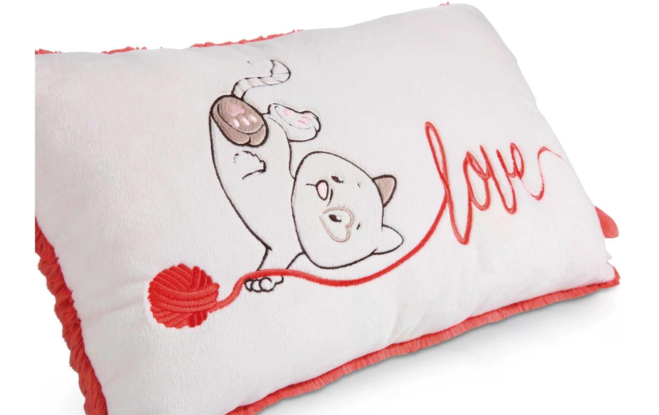 Dekokissen »Nici Green Katze Love 43 x 25 cm«