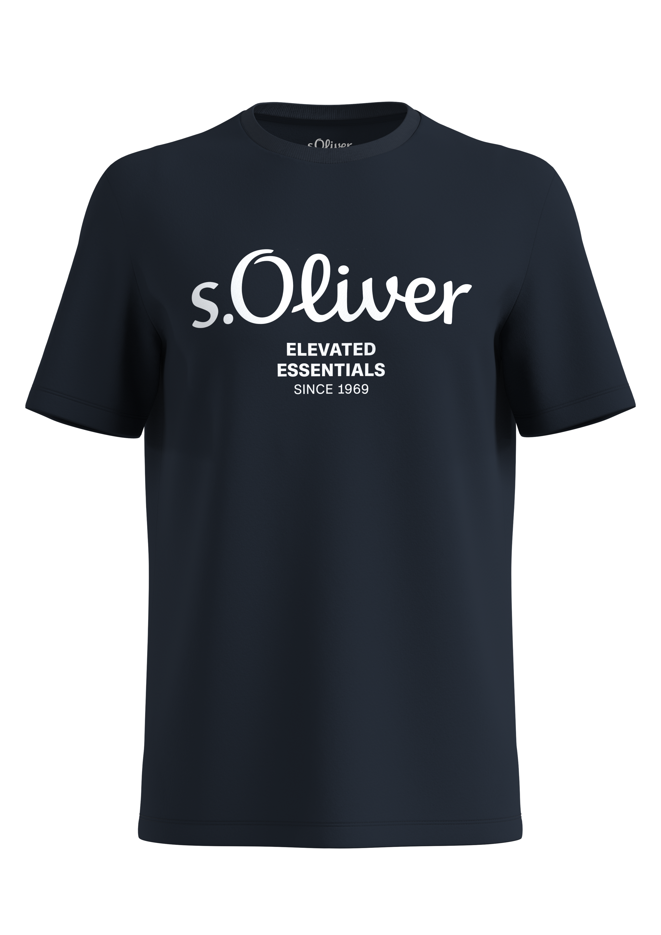 s.Oliver T-Shirt, aus atmungsaktiver Baumwolle
