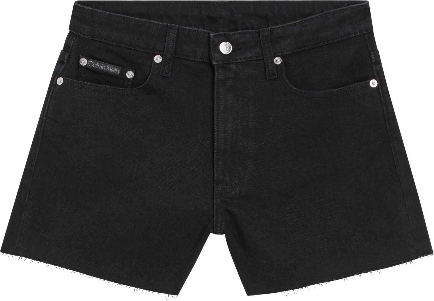 Calvin Klein Jeans Shorts »90s DENIM SHORT« mit Fransensaum