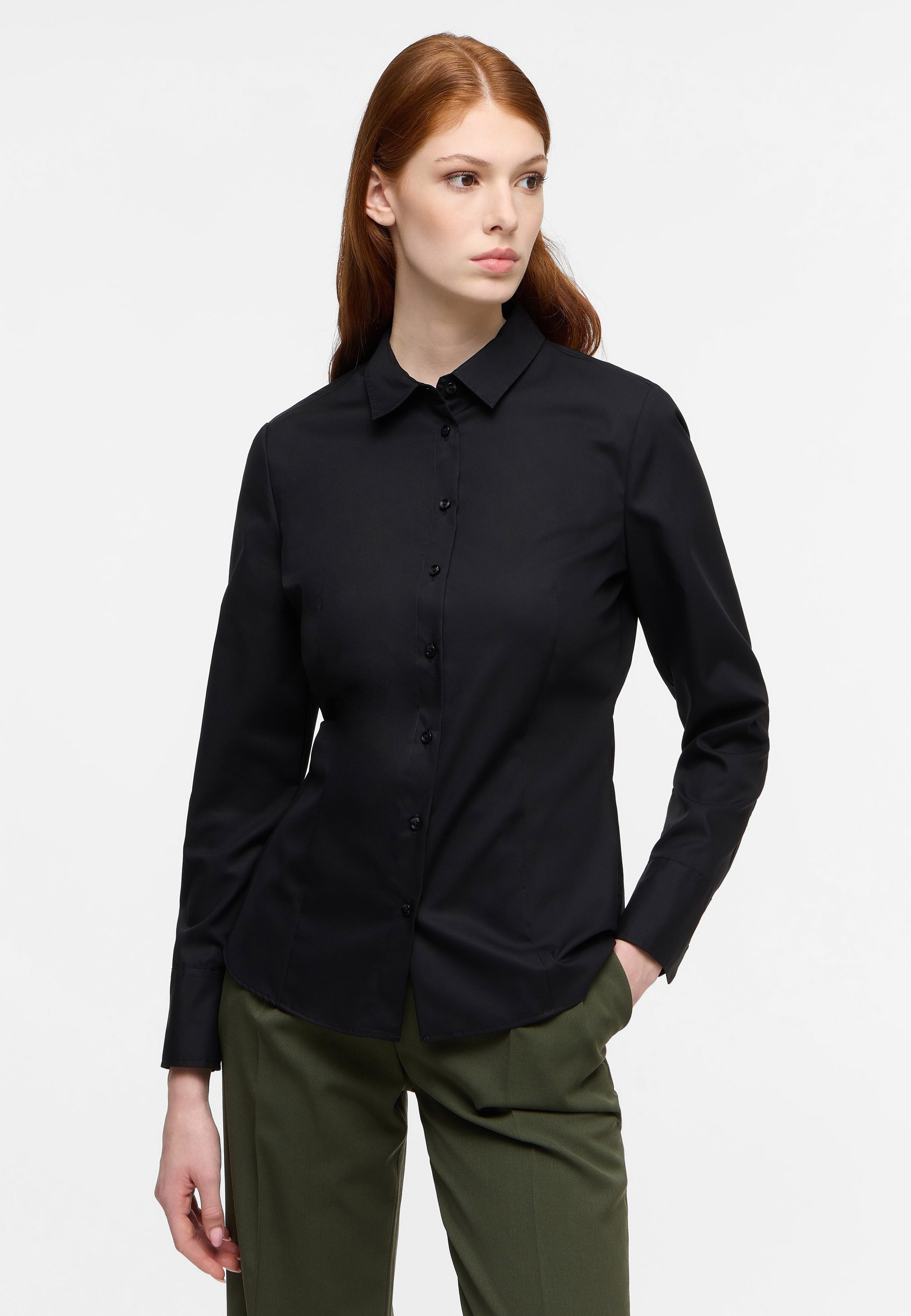 Eterna Hemdbluse »FITTED« NON IRON (bügelfrei)