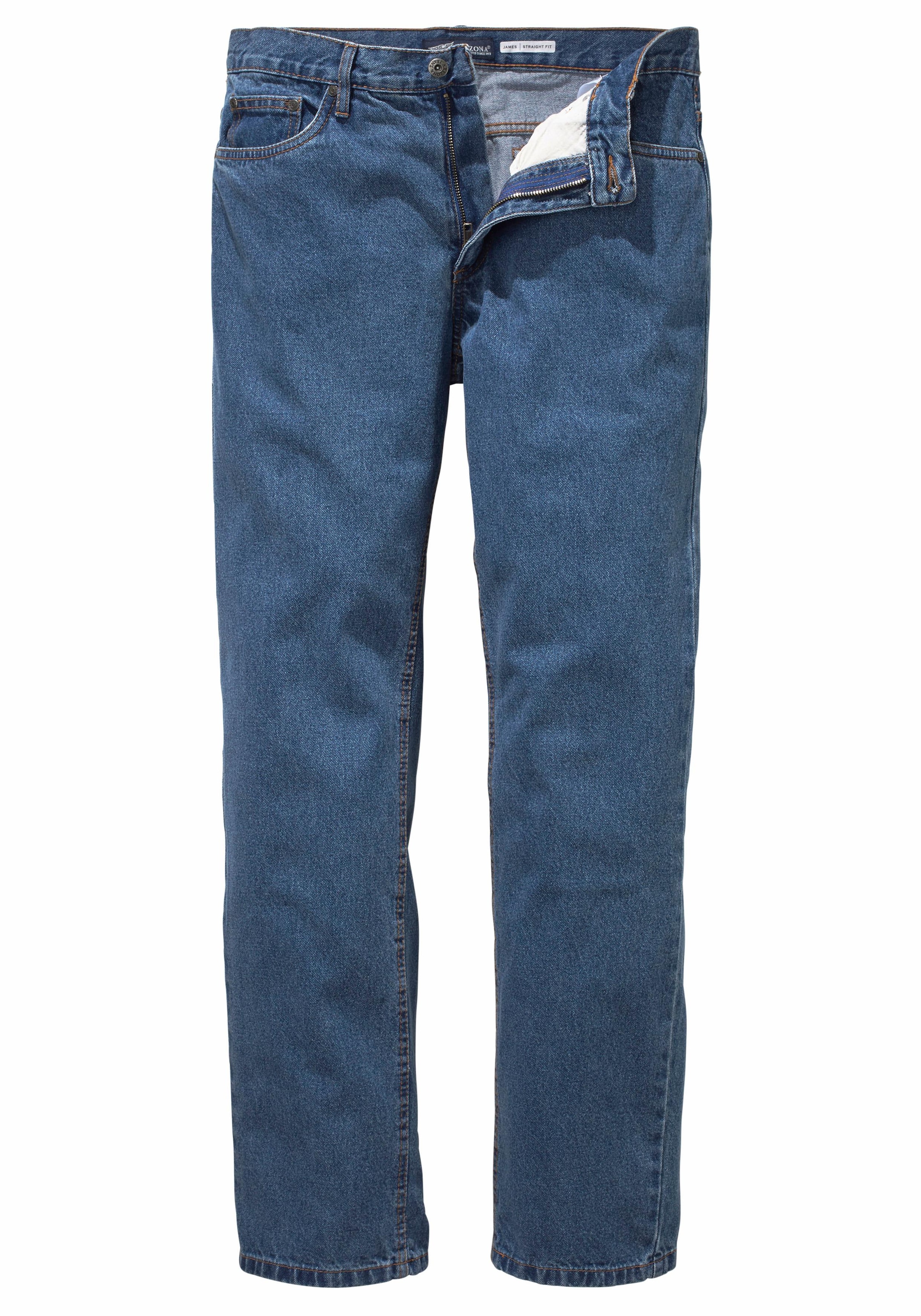 Arizona Regular-fit-Jeans »James«, regular fit, gerades Bein, Five-Pocket-Form, normale Leibhöhe