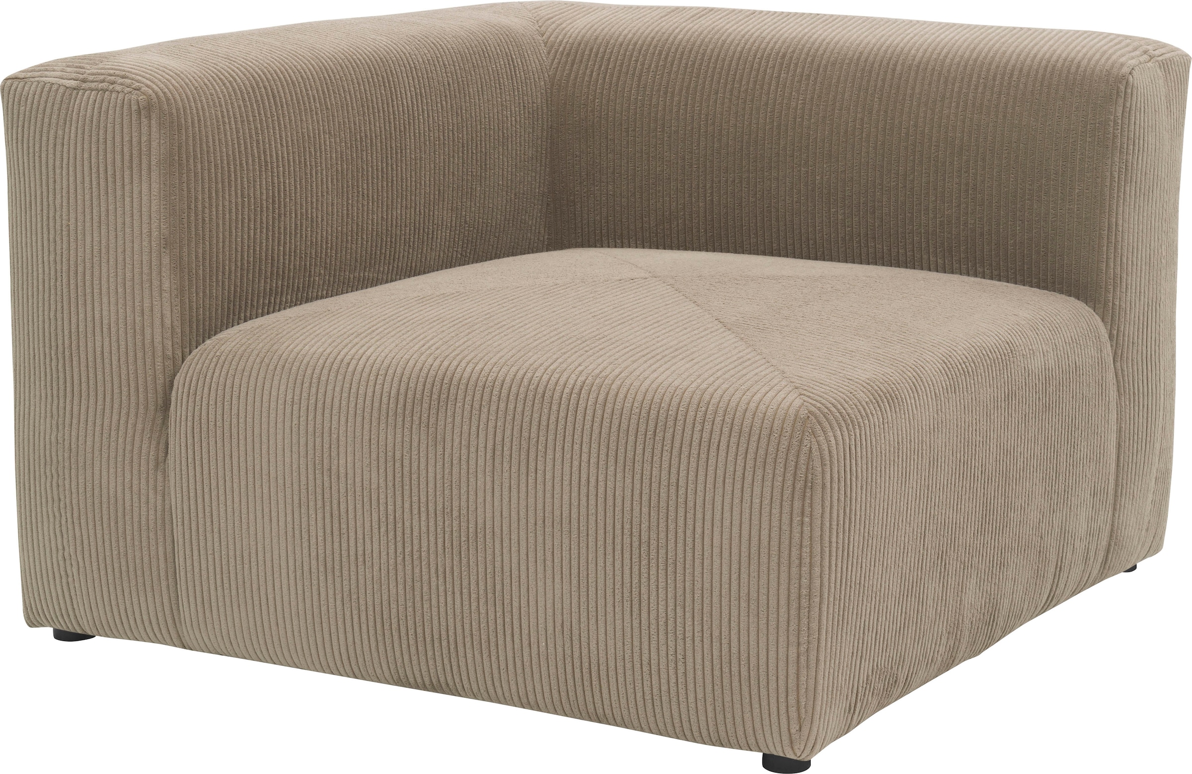 RAUM.ID Sofa-Eckelement »Gerrid«, Cord-Bezug, Modul-Eckelement, auch einzeln stellbar