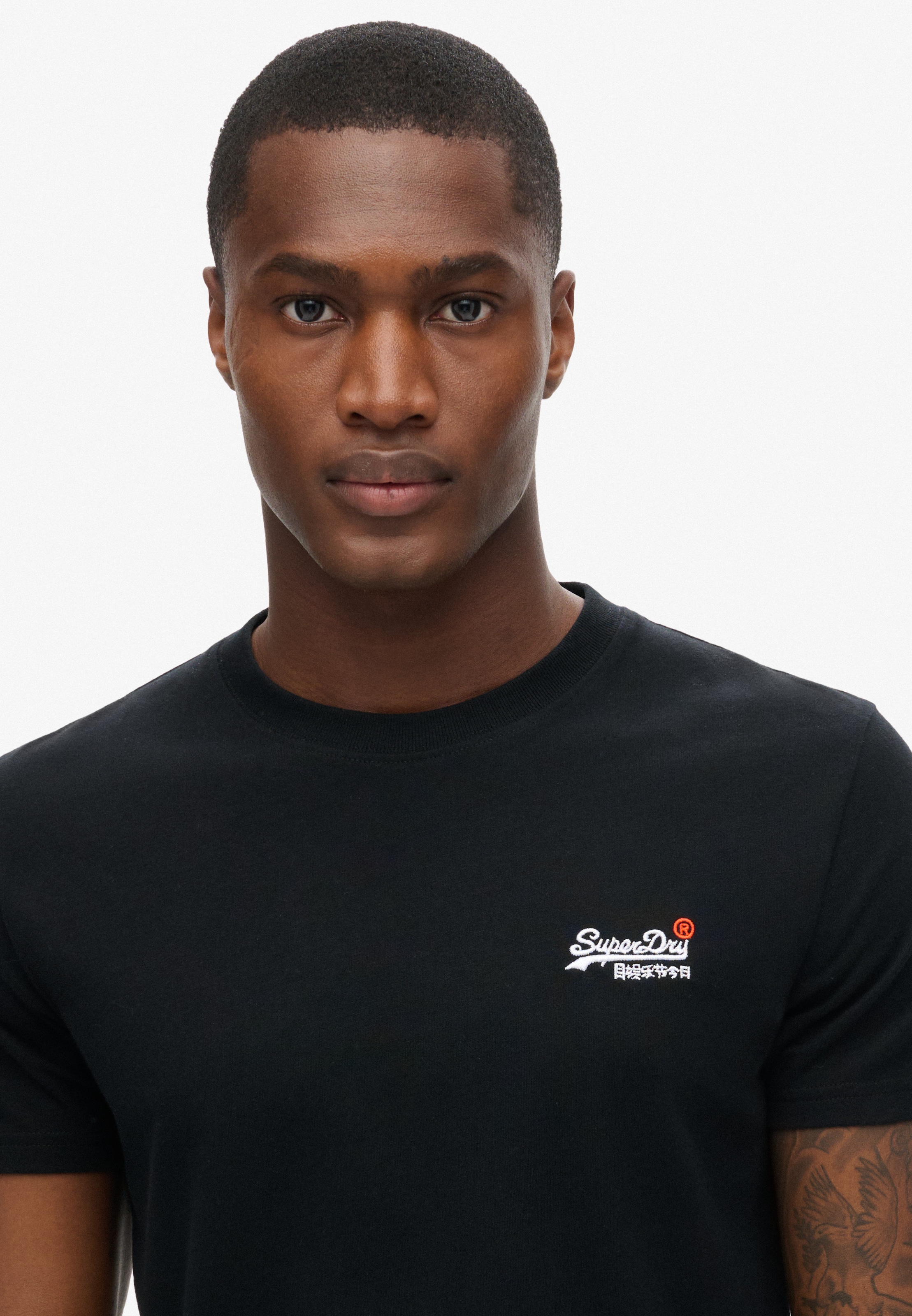 Superdry Rundhalsshirt »ESSENTIAL CONTRAST EMB TEE«