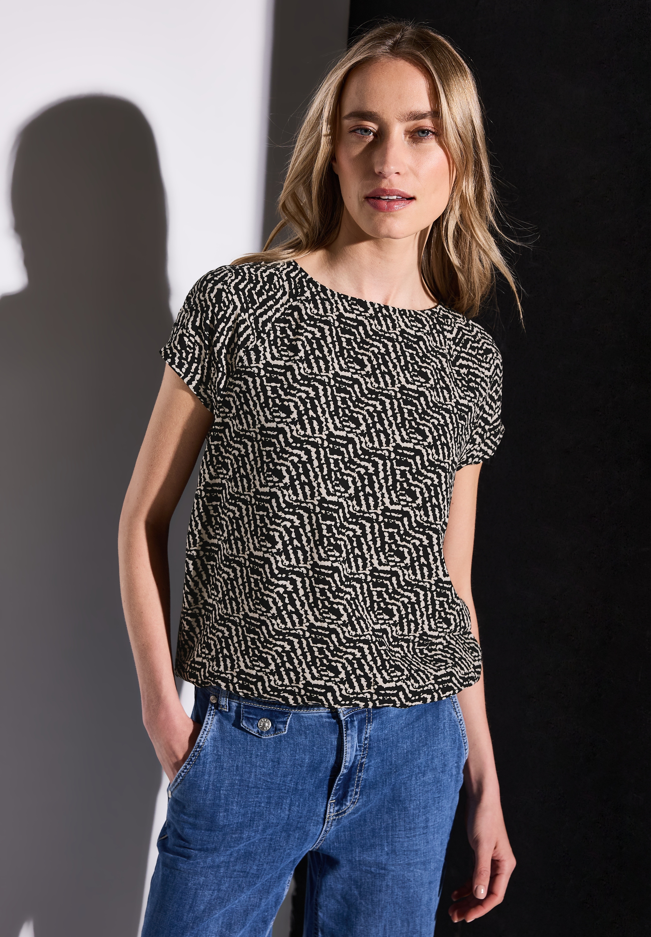 STREET ONE Print-Shirt, mit floralem Muster