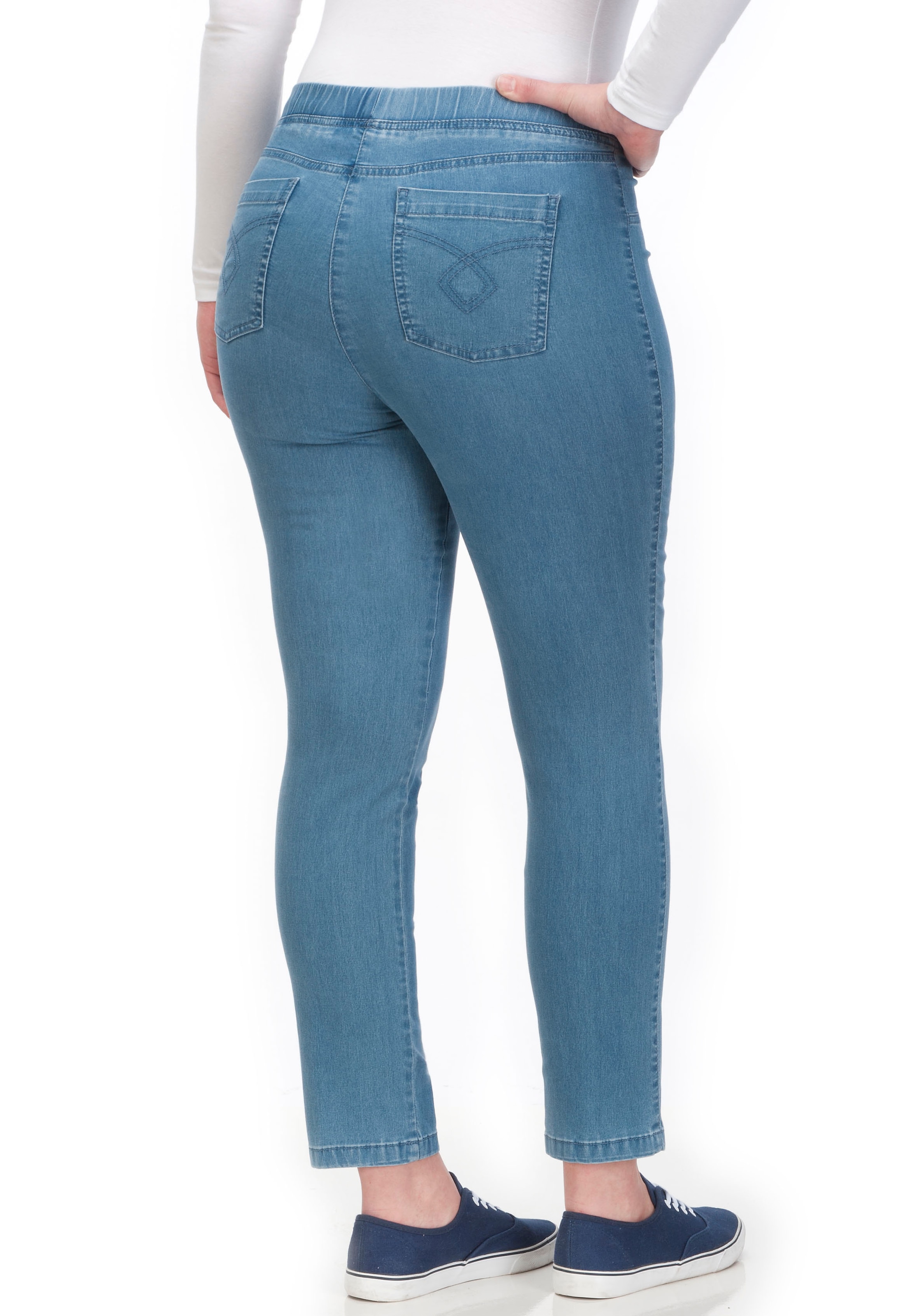 KjBRAND Jeansjeggings »JENNY«, angenehm weiche Quer-Stretch Qualiät