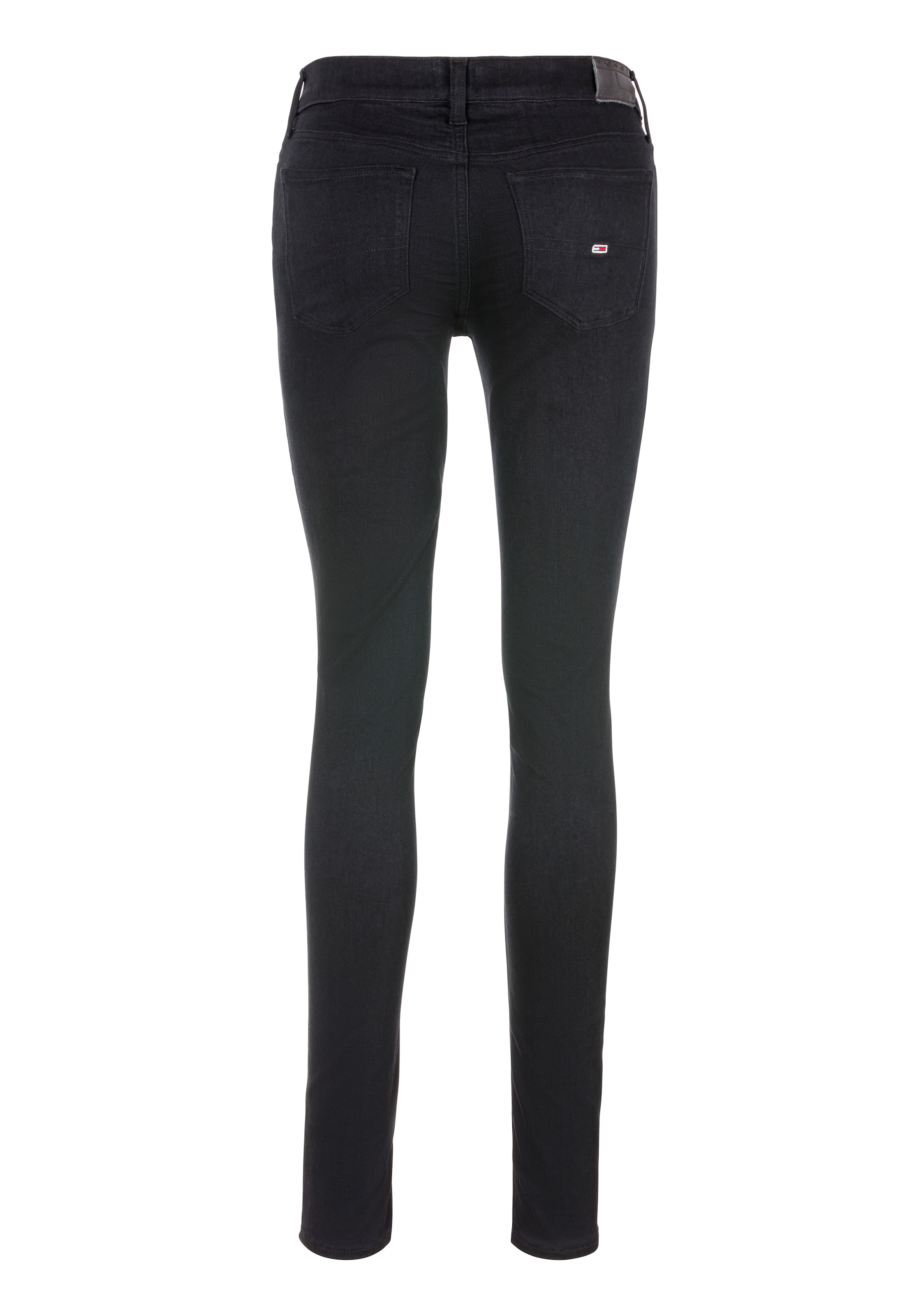 Tommy Jeans Skinny-fit-Jeans »Nora Mid Rise Skinny Fit«, Röhrenjeans aus Baumwollstretch mit mittlerer Leibhöhe