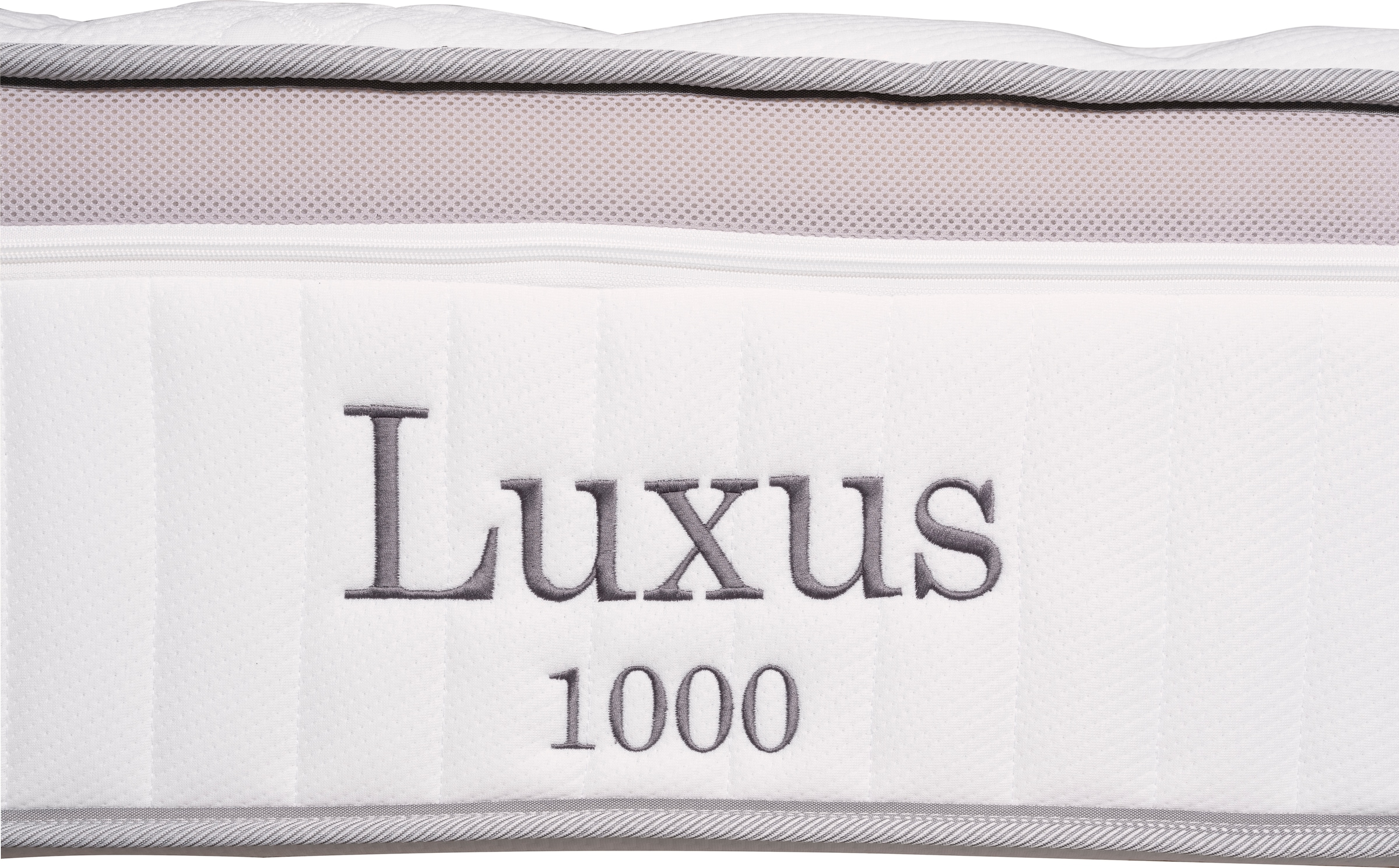 alina Taschenfederkernmatratze »Luxus TF 1000«, 31 cm hoch, Raumgewicht: 40 kg/m³, (1 St.), Matratze mit zusätzlich verstepptem Topper, diverse Grössen erhältlich