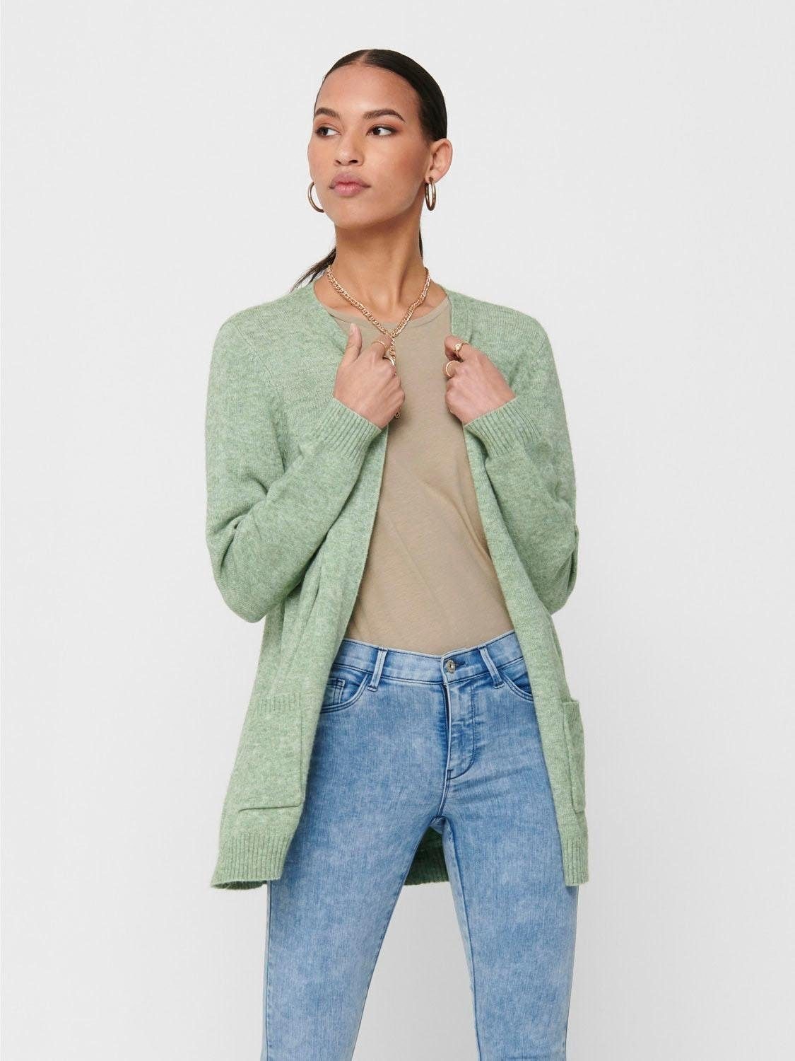 ONLY Strickjacke »ONLLESLY L/S OPEN CARDIGAN KNT NOOS«