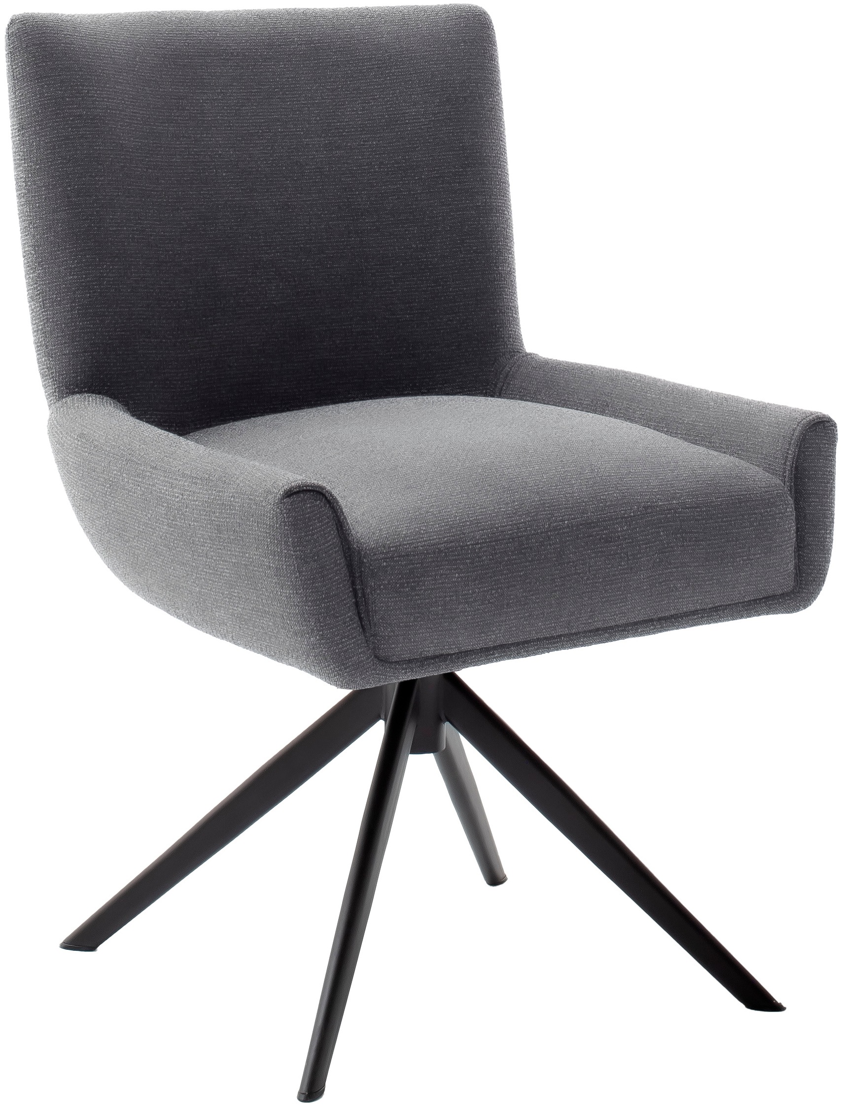 MCA furniture 4-Fussstuhl »WILSON Esszimmerstuhl, Armlehnstuhl, Polsterstuhl, modern«, (Set), 2 St., Flachgewebe, Stuhl, Armlehnenstuhl, drehbar, Taschenfederkern, belastbar 160 kg,XXL