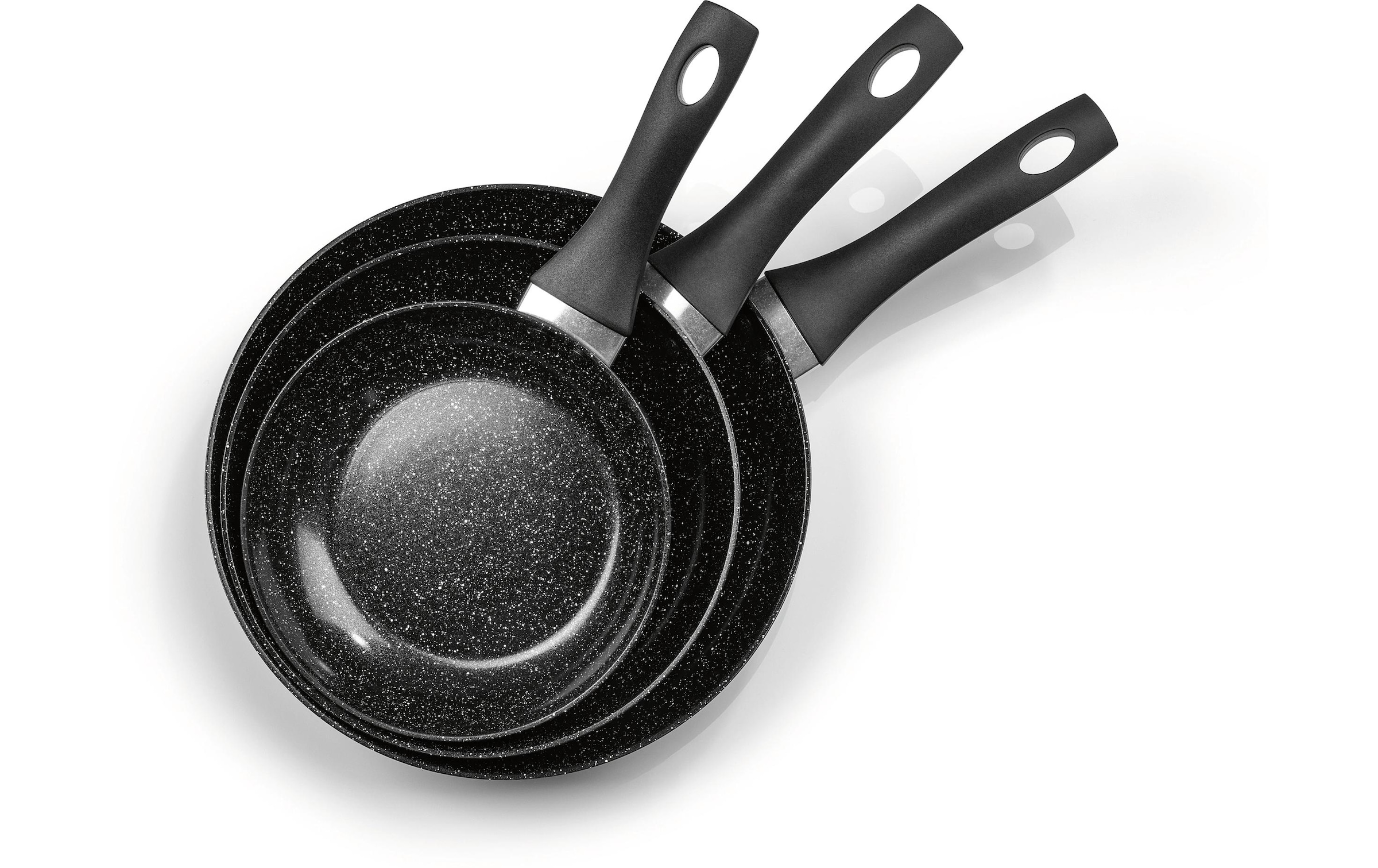 BRATmaxx Bratpfanne »Aluminium Pfannen Set 3 Stück 20 cm/24 cm/28 cm«, Aluminium