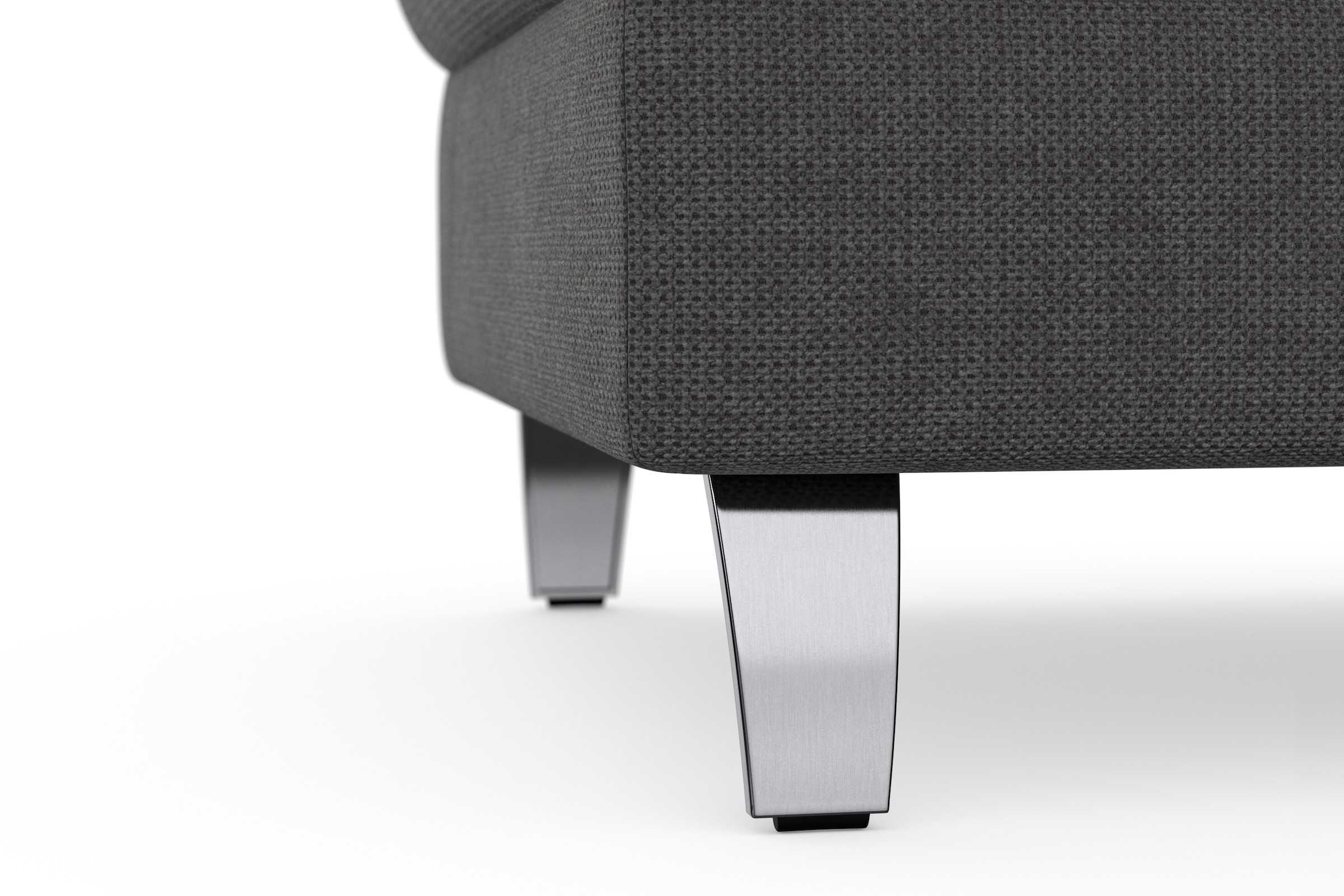 sit&more Stauraumhocker »Grenoble«, mit Stauraum und satinierten Füssen