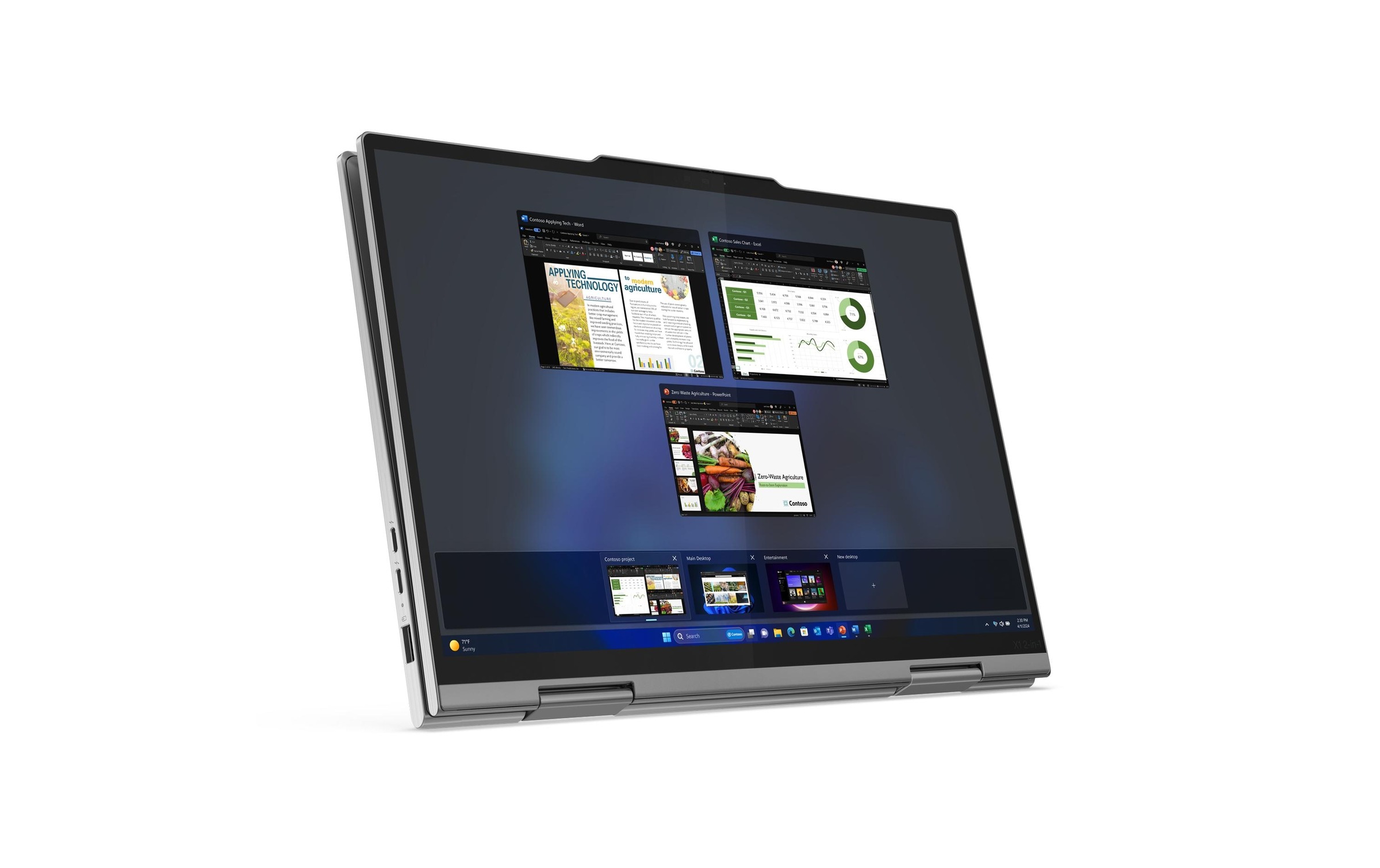 Lenovo Notebook »ThinkPad X1 2in1 Gen. 9 (Intel), 5G«, 35,42 cm, / 14 Zoll, Intel, Core Ultra 5, 512 GB SSD