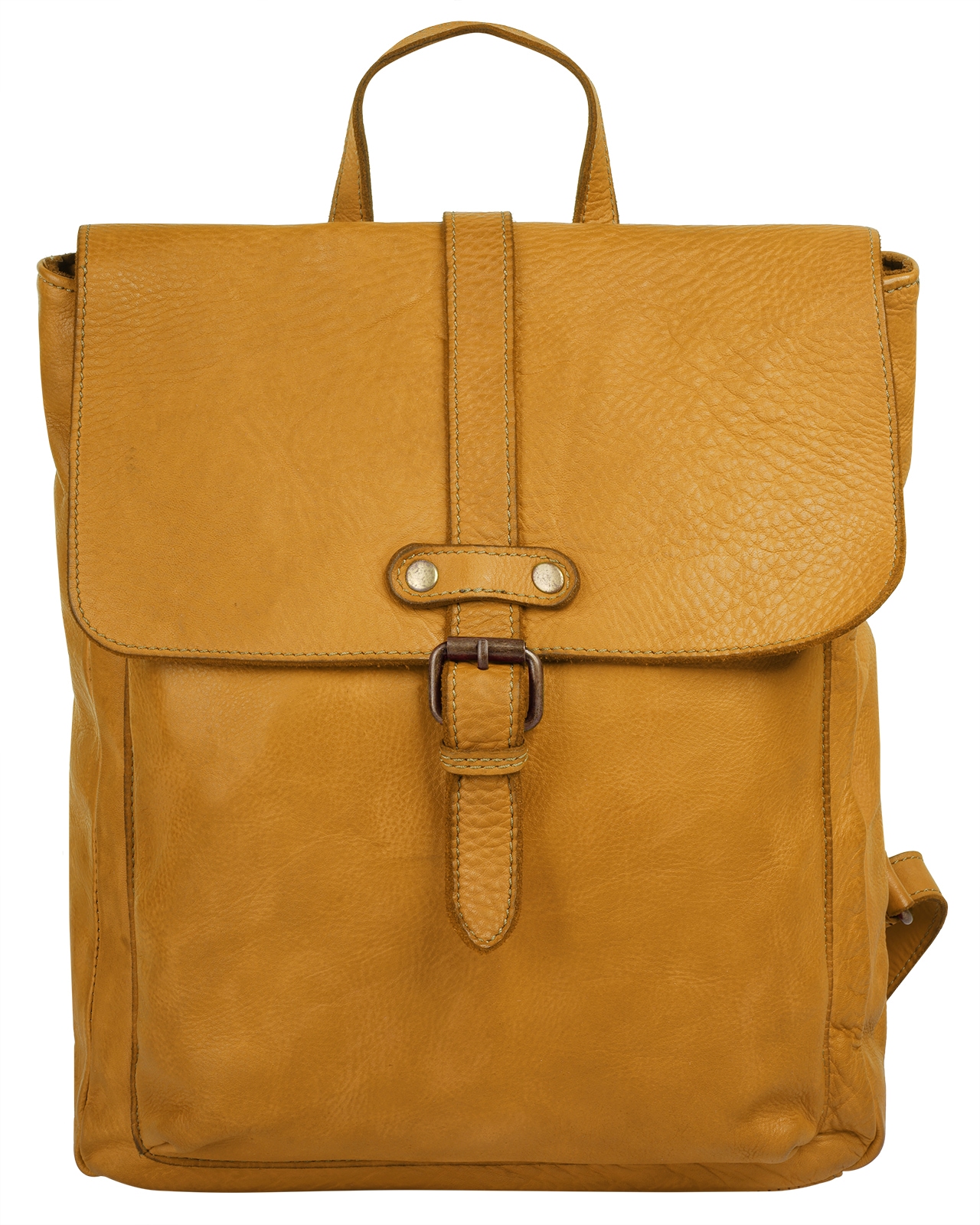 Cityrucksack, Echt Leder, Made in Italy