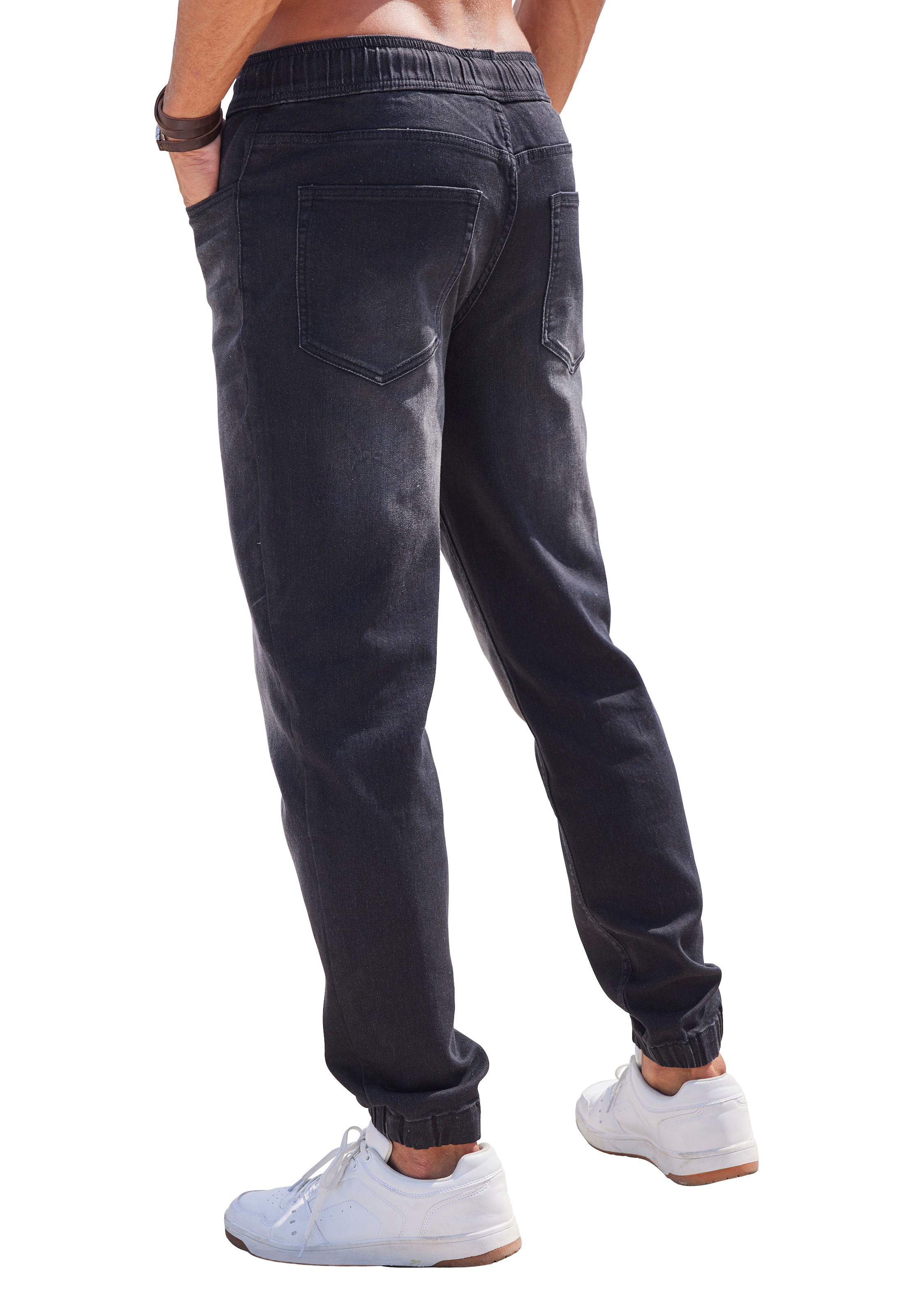 John Devin Jogg Pants, Joggpants mit elastischem Bund aus weicher Stretch-Qualität