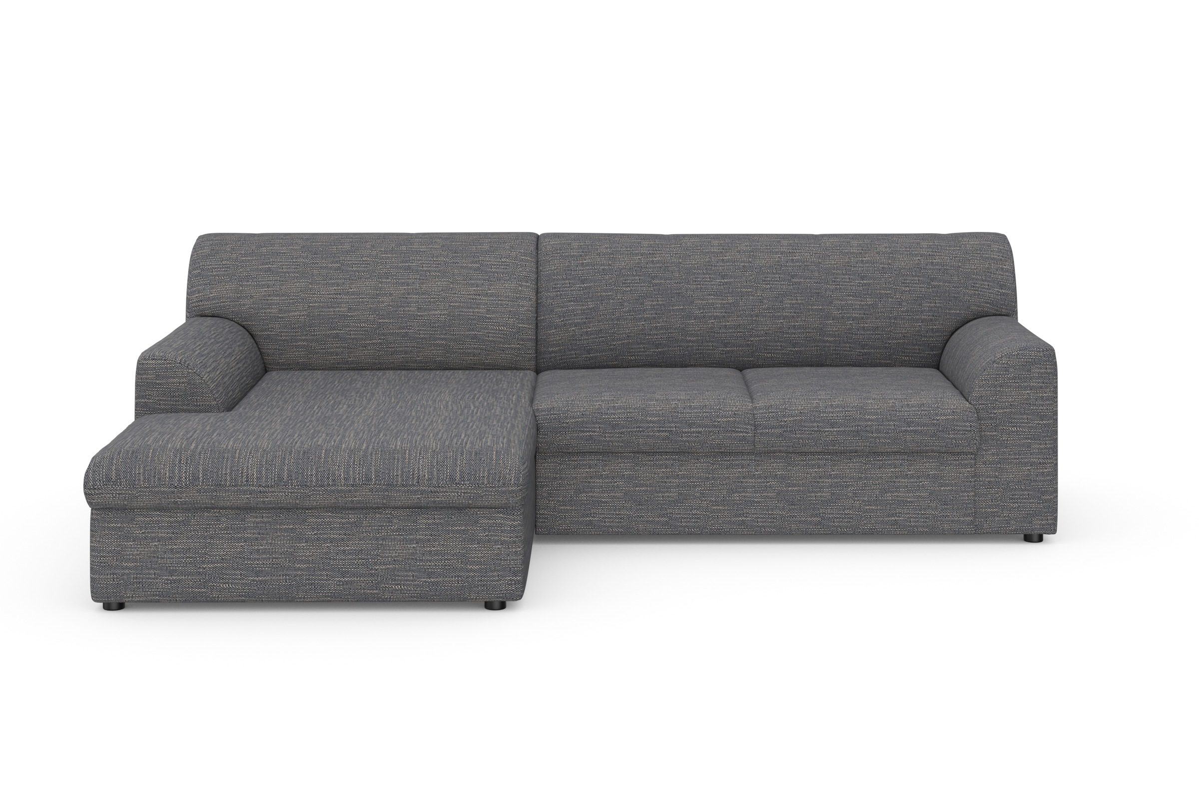 DOMO collection Ecksofa »Topper, elegant und zeitlos, kompaktes Stellmass 245/155cm, L-Form«, mit Recamiere, wahlweise mit Schlaffunktion