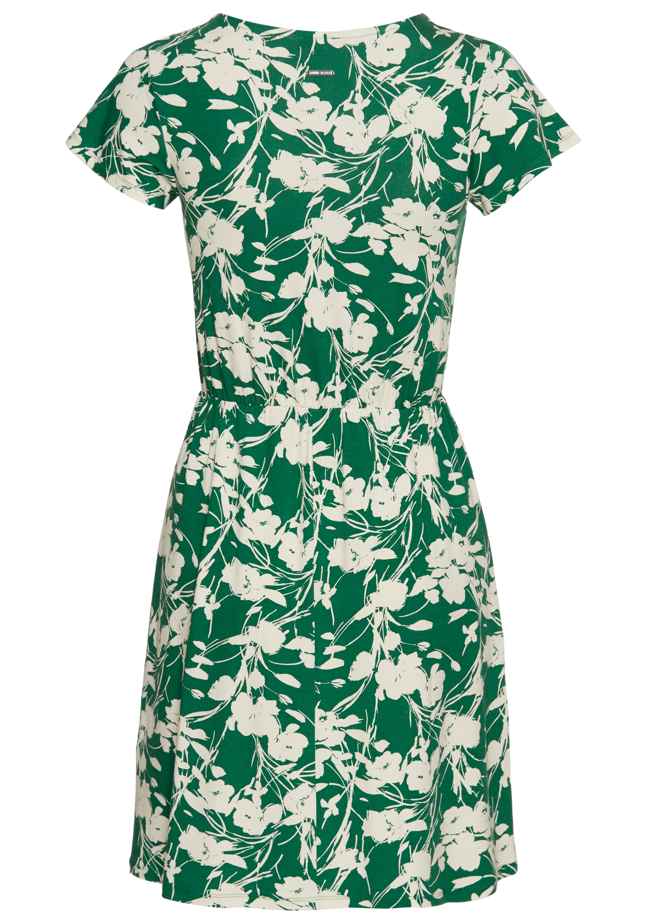 Laura Scott Sommerkleid, mit Flügelärmeln, V-Ausschnitt & elastischem Bund - NEUE KOLLEKTION