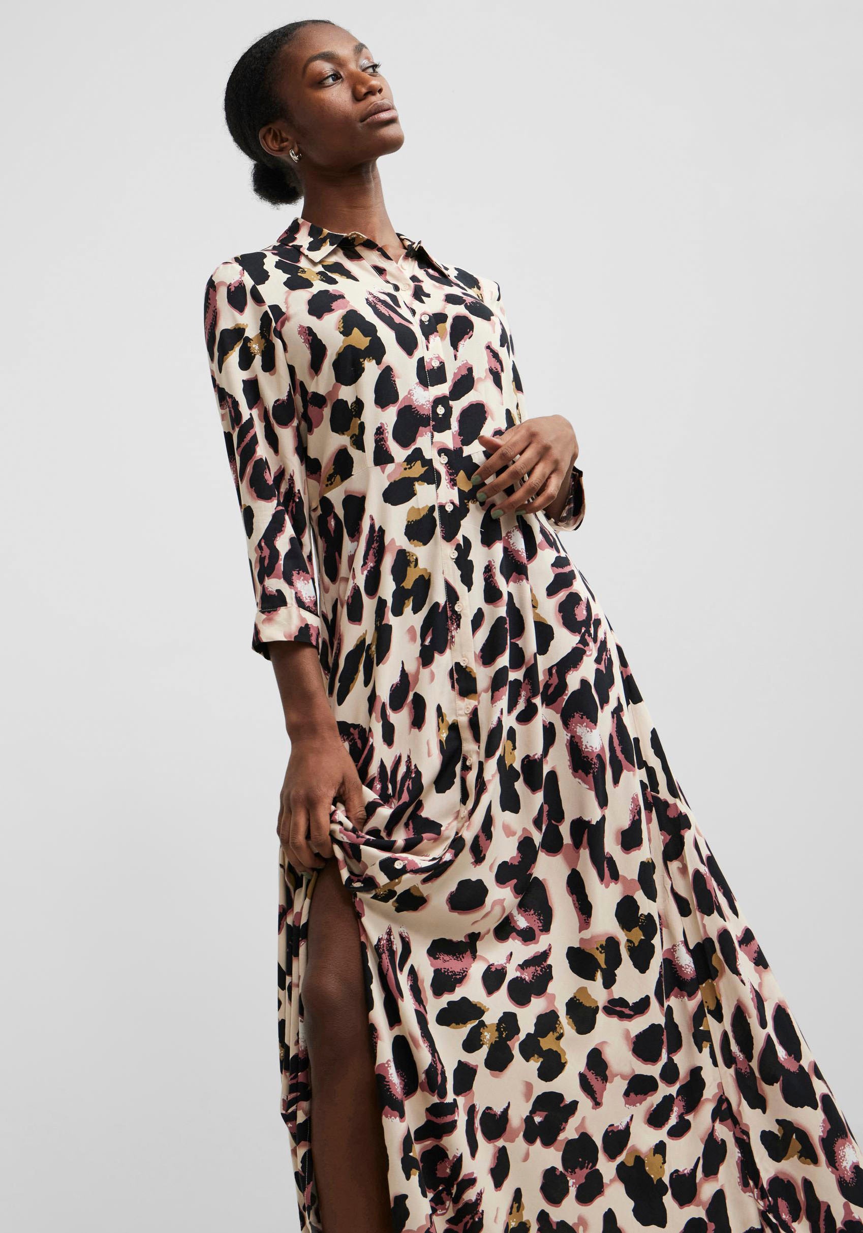 Y.A.S Hemdblusenkleid »YASSAVANNA LONG SHIRT DRESS« Sommerkleid, mit 3/4 Ärmel