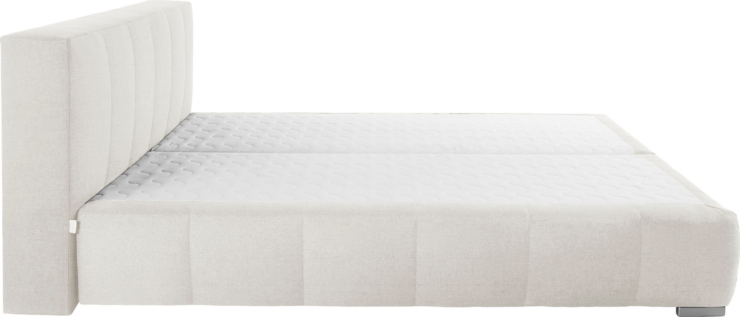 Guido Maria Kretschmer Home&Living Boxspringbett »Chelles«, inkl. Topper, in XXL- Überlänge 220 cm, Unterbox mit feine Wölbung
