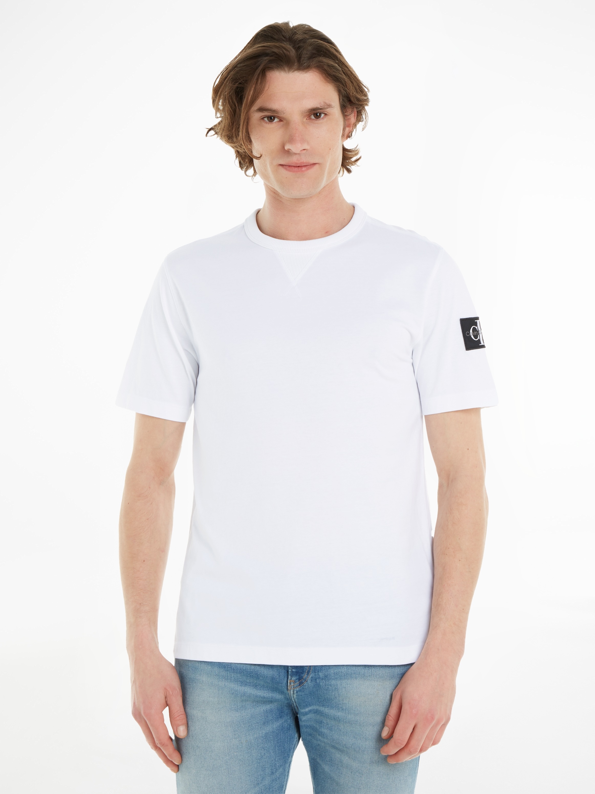 Calvin Klein Jeans T-Shirt »BADGE REGULAR TEE« mit Logo-Patch