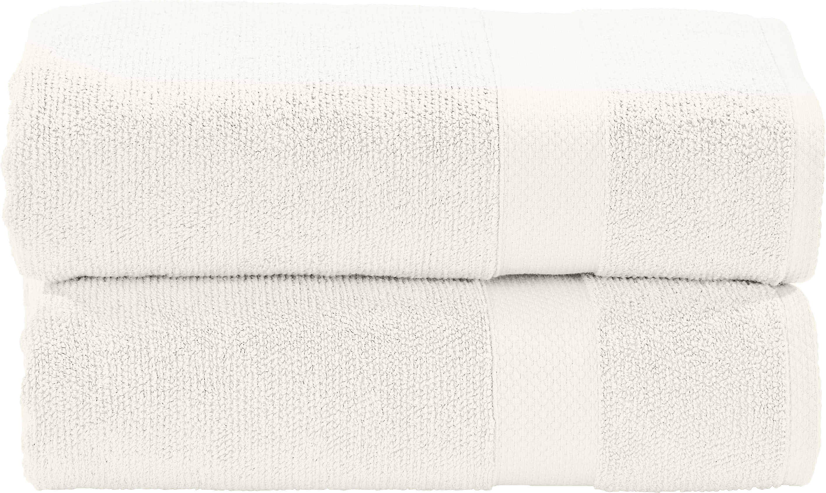 Badetücher »Deluxe«, (2 St.), 2-tlg., Uni Farben, Hotelqualität aus hochwertigem...