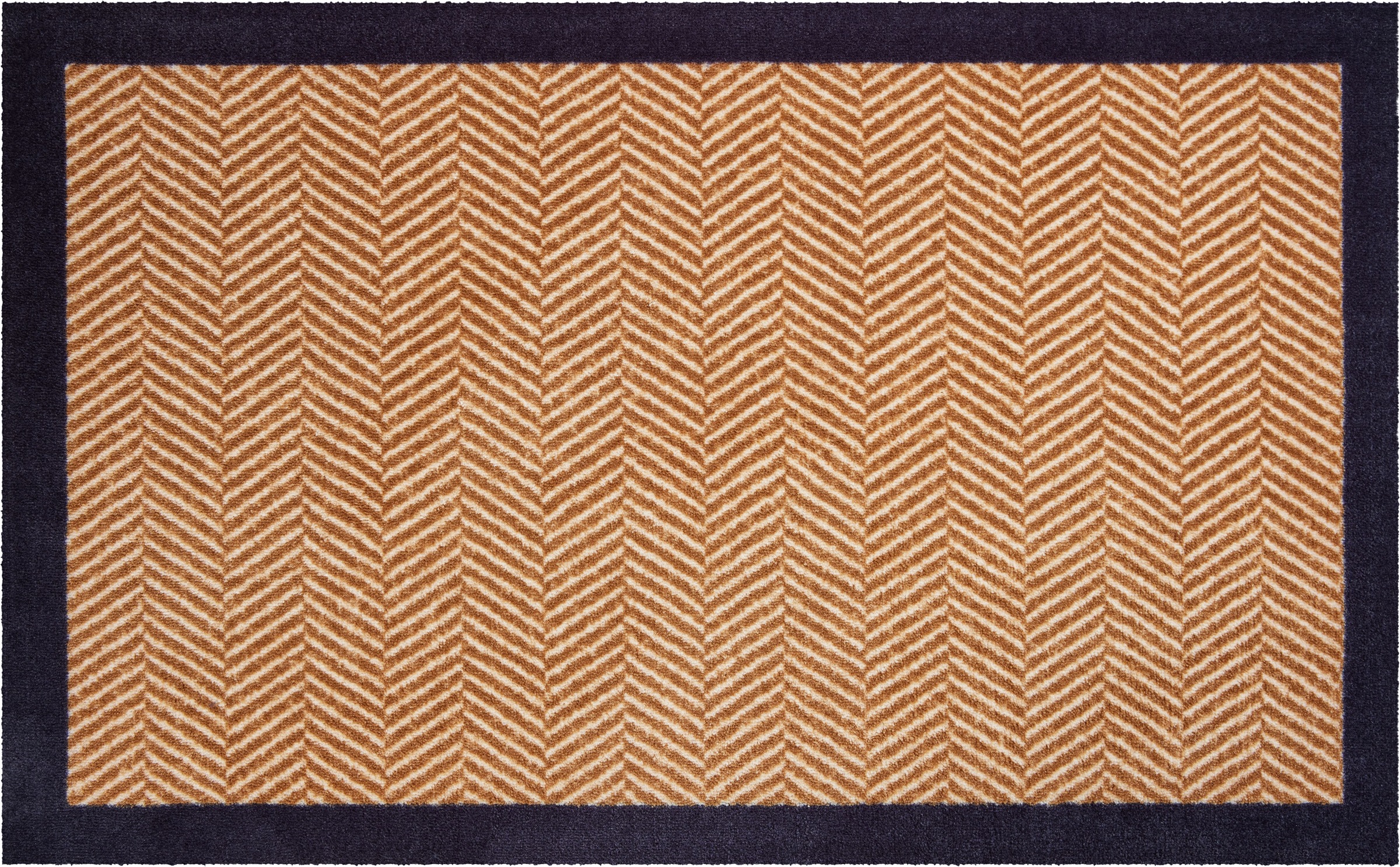 Grund Teppich »Herringbone«, rechteckig, 8 mm Höhe, In- und Outdoor geeignet, mit Bordüre