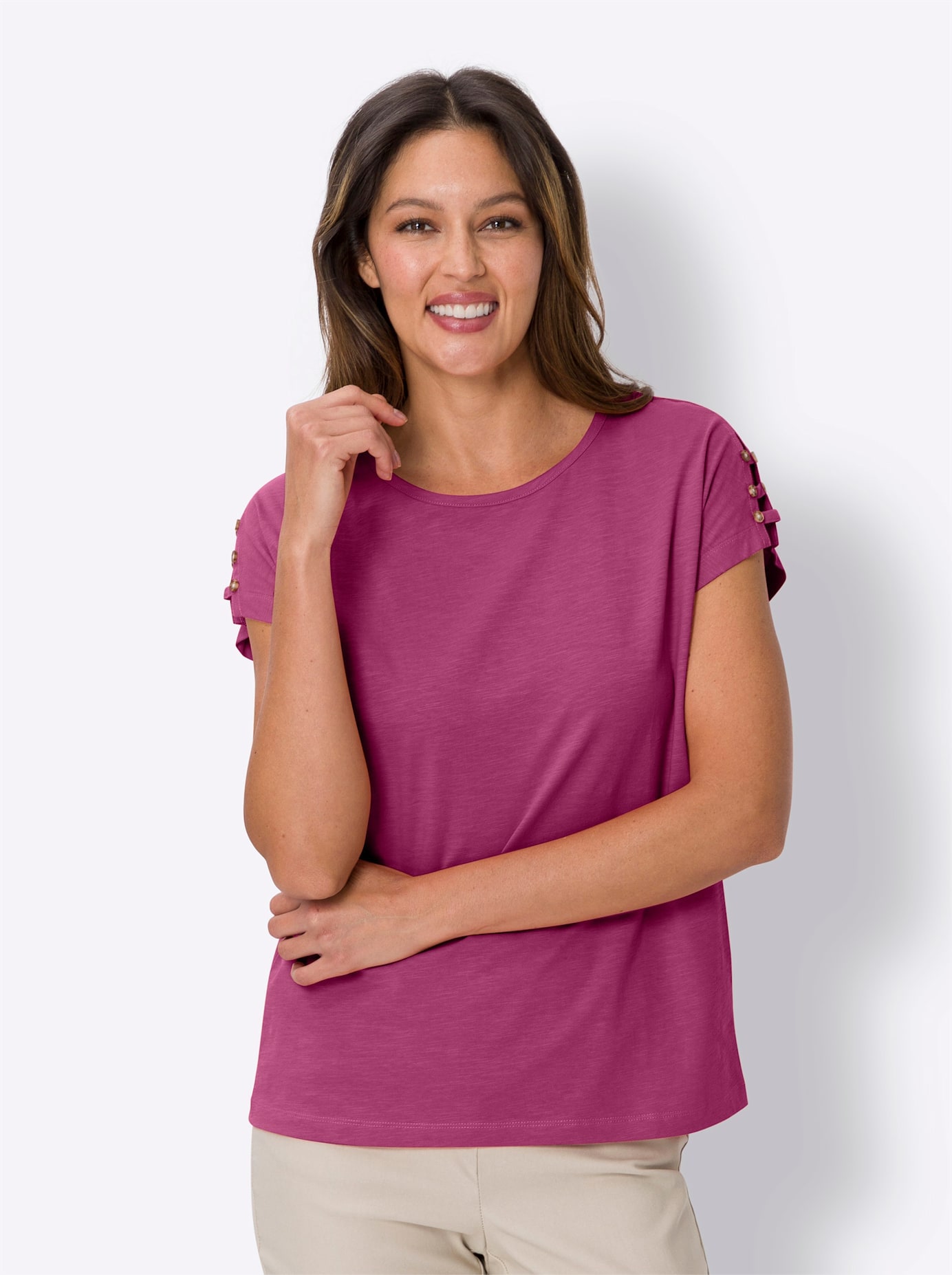 Classic Basics Rundhalsshirt "Rundhals-Shirt" 1 Stk.