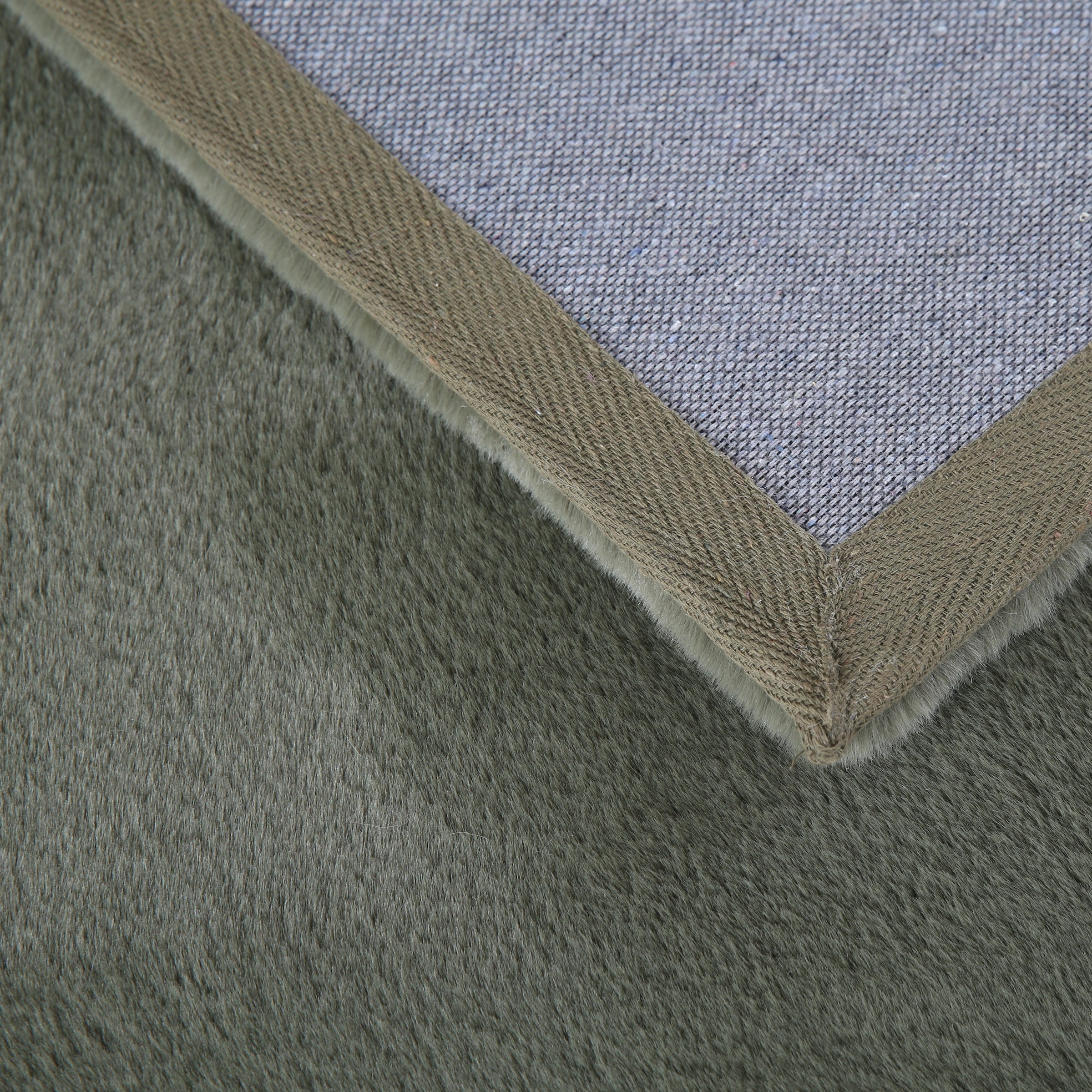 Ayyildiz Teppiche Hochflor-Teppich »POUFFY 5100«, rund, 20 mm Höhe, Läufer, weicher glatter Softflor, Kaninchen Fell Haptik, waschbar