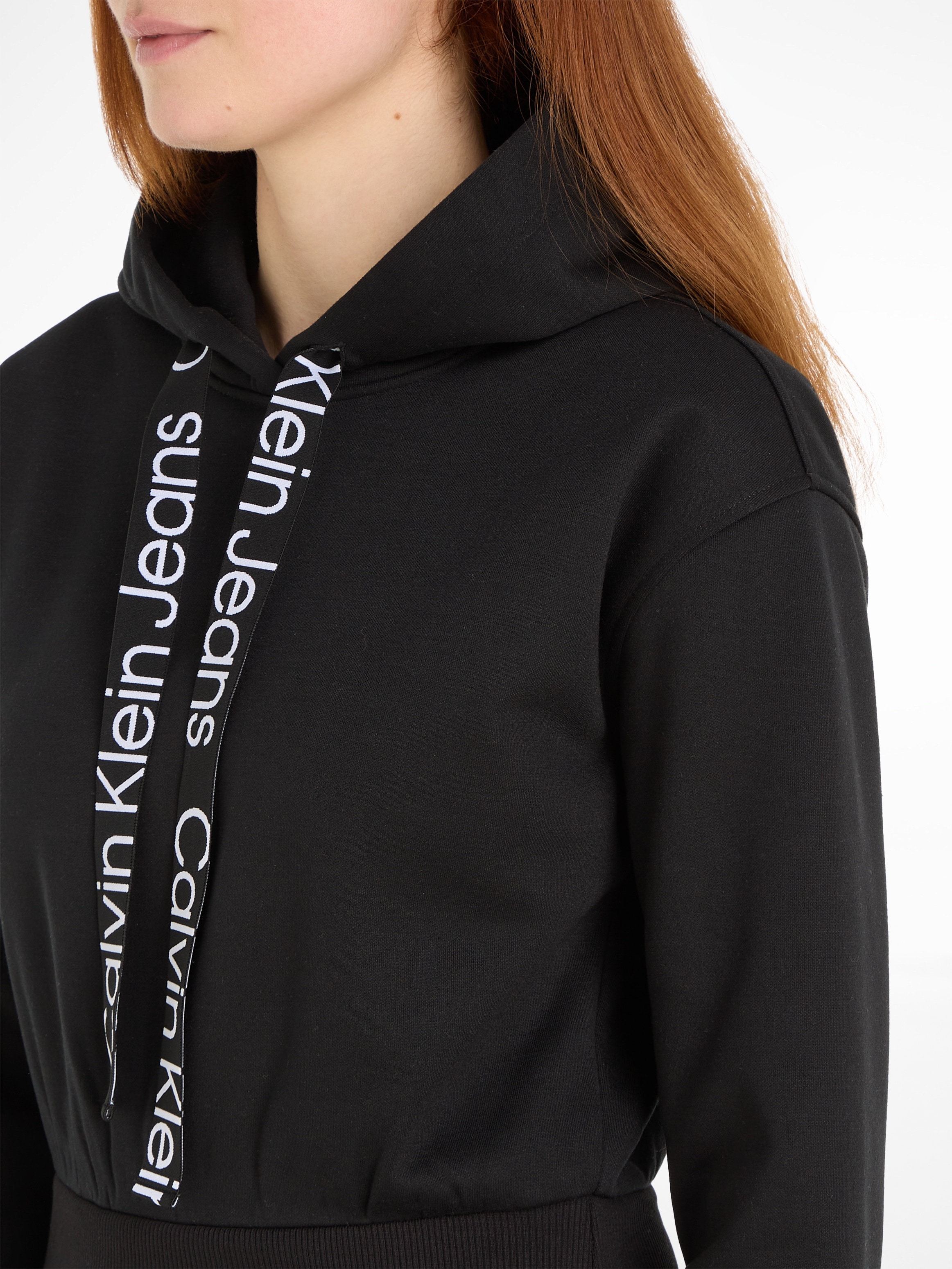 Calvin Klein Jeans Jelmoli-Versand »LOGO shoppen HOODIE DRESS« Sweatkleid | ELASTIC online