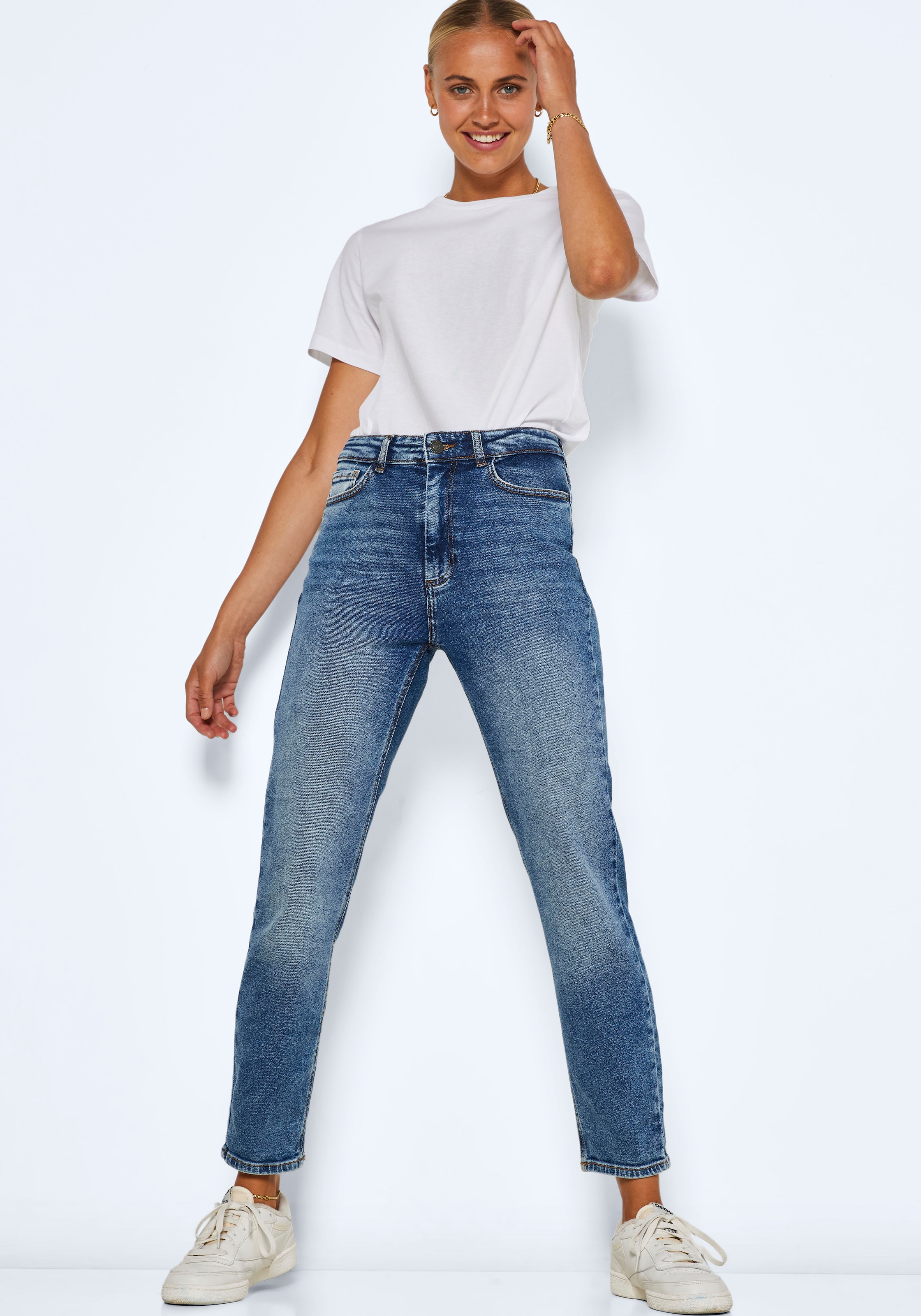 Noisy may Ankle-Jeans »NMMONI HW STRAGHT ANK JEANS AZ221DB NOOS«