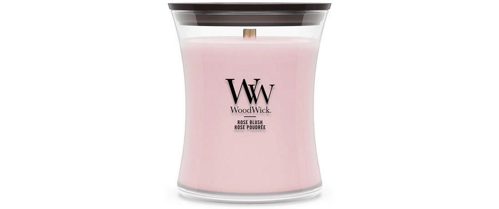 Woodwick Duftkerze "Rose Blush Medium Jar"