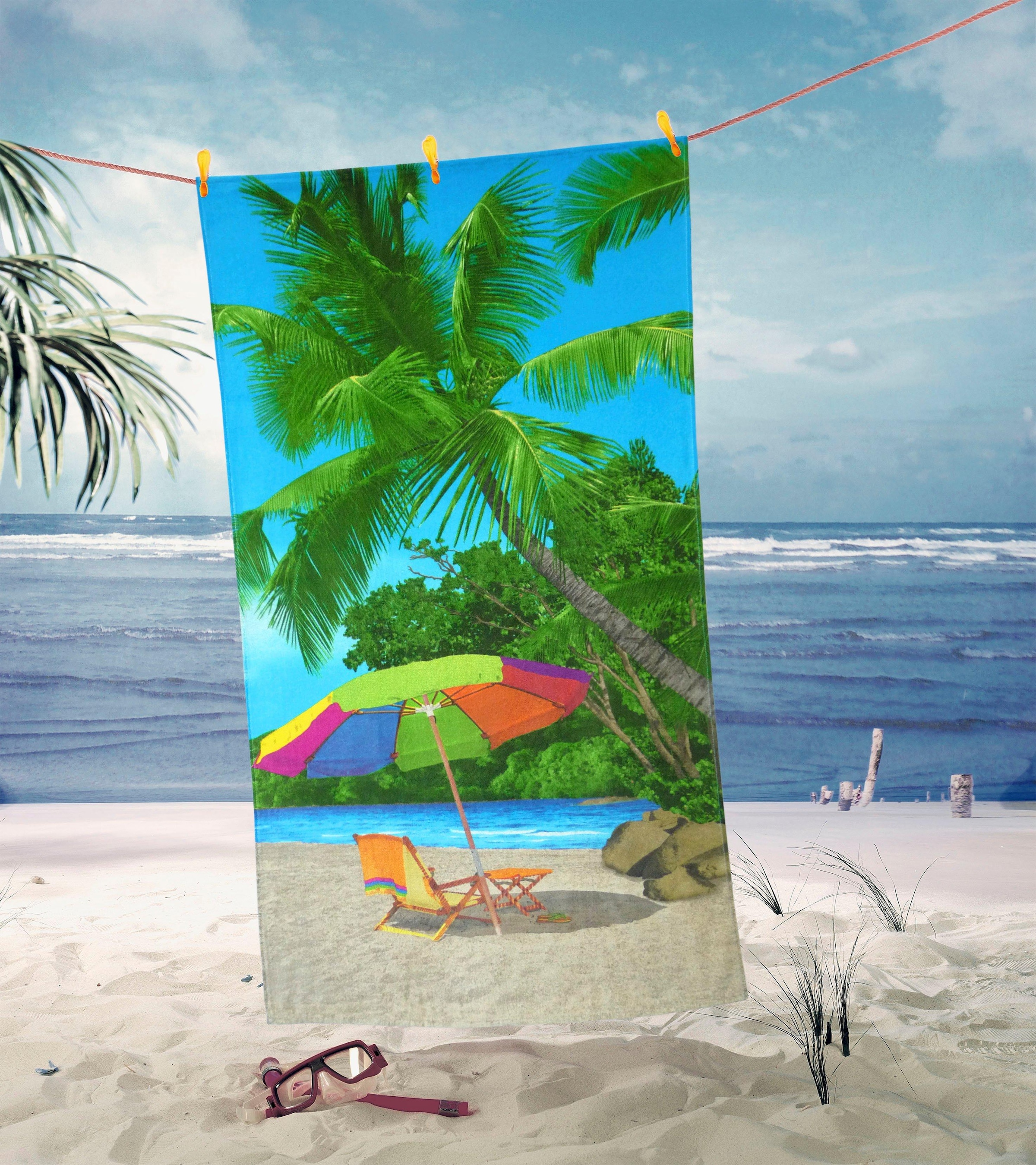 Strandtuch »Palms«, (1 St.)