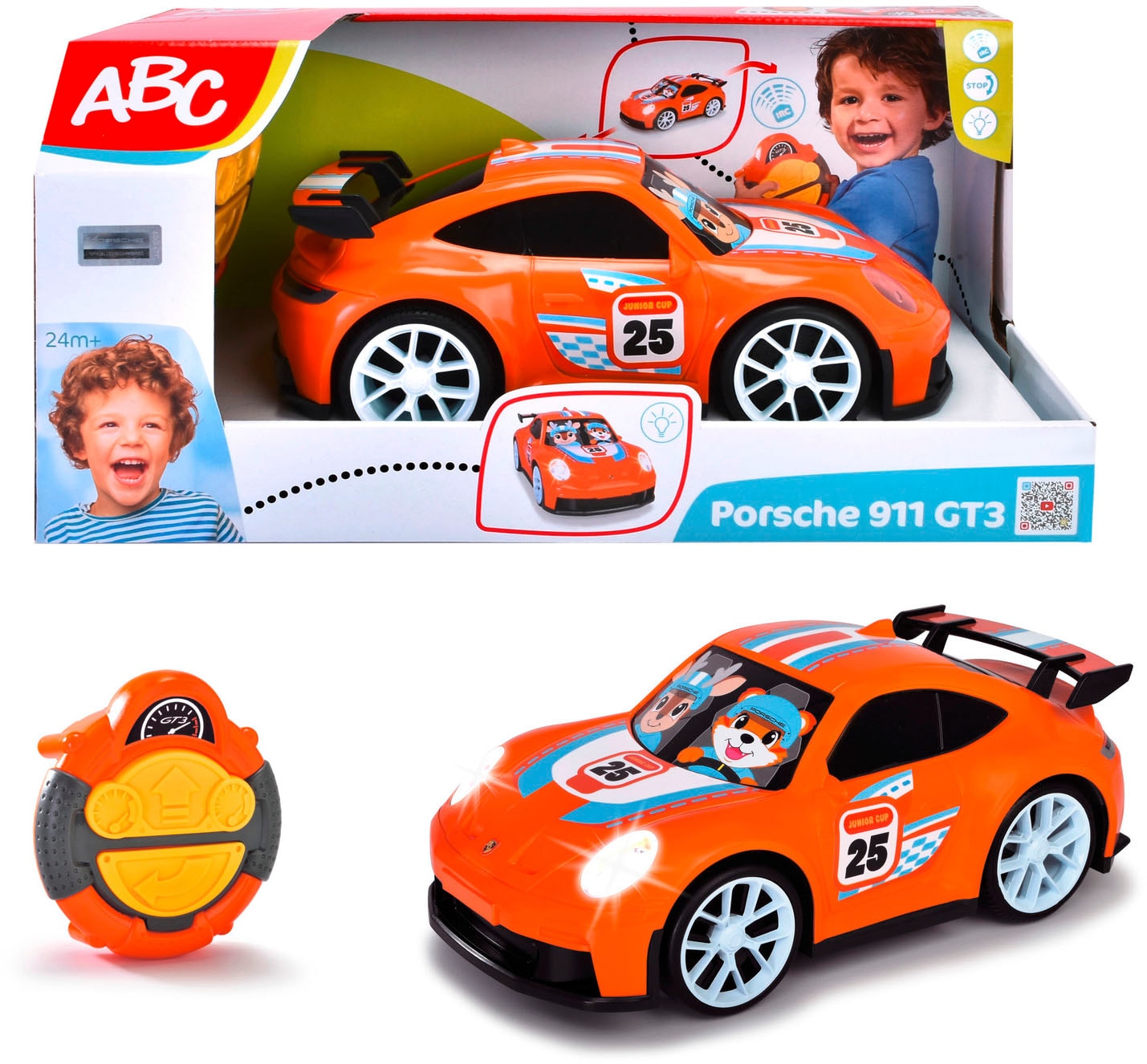 Dickie Toys RC-Auto »Porsche 911 GT3«, mit Lichtfunktion