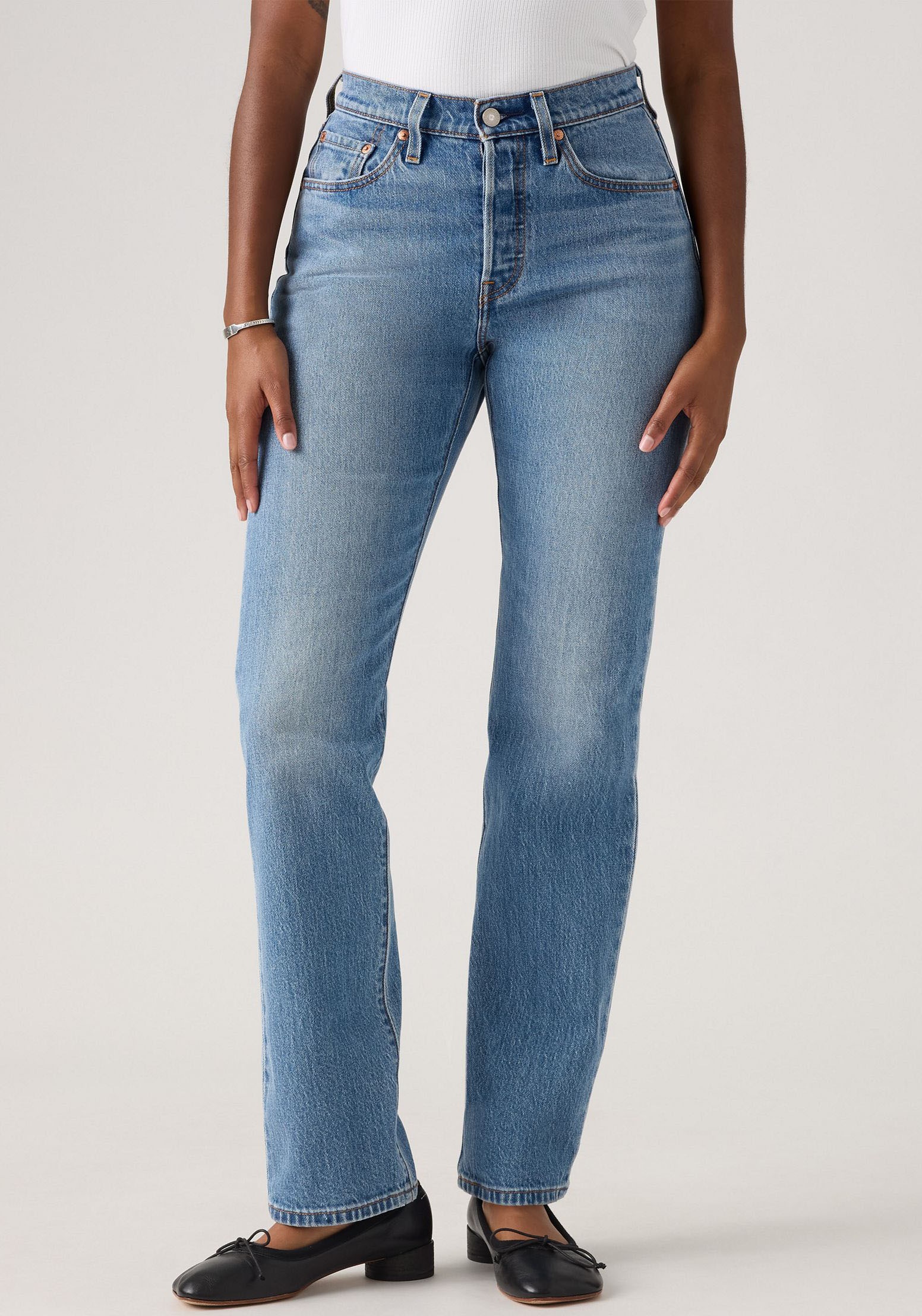 Levi's® Stretch-Jeans »LV Jeans 501 CURVE BLACKS« mit gerader Beinform