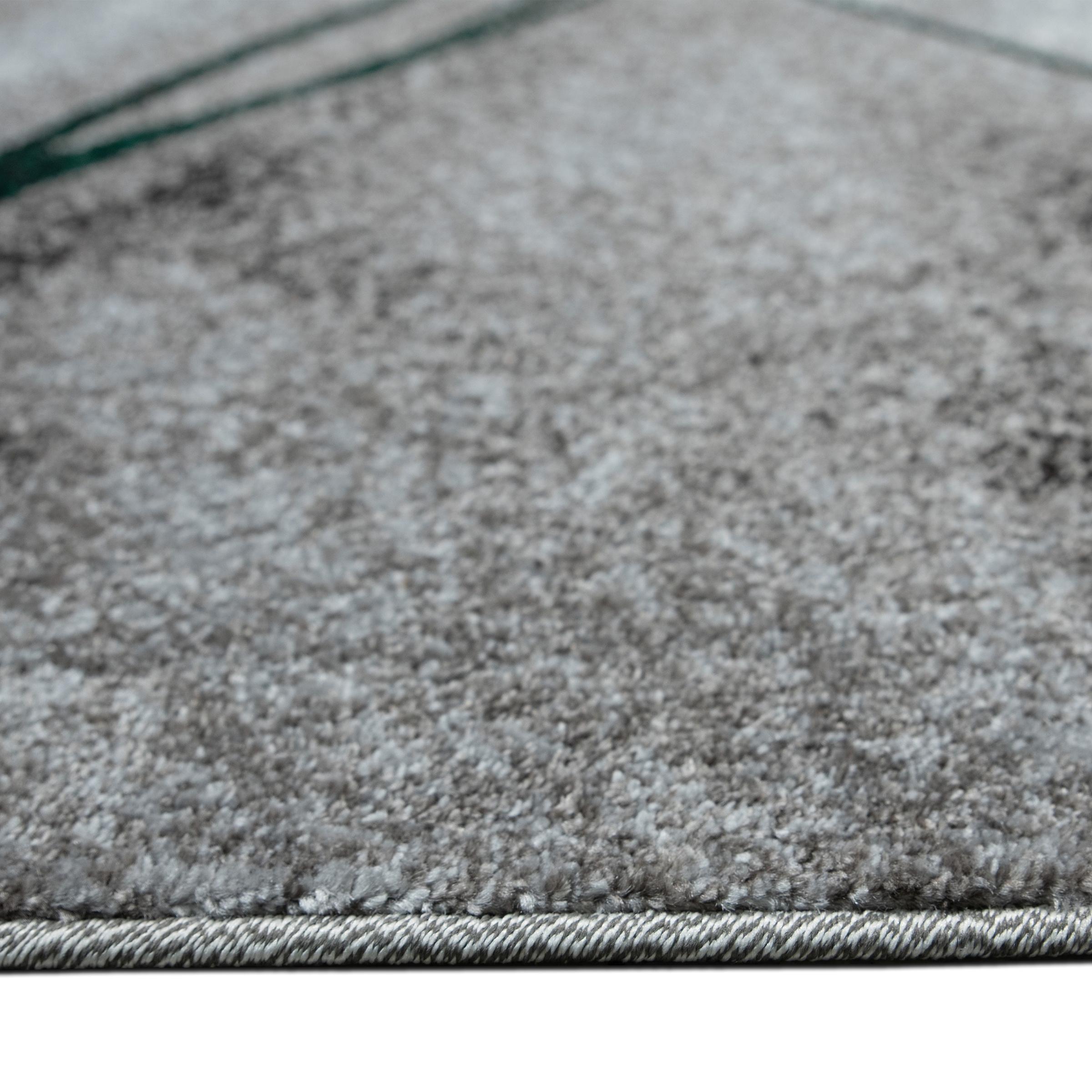 my home Teppich »Tritom«, rechteckig, 9 mm Höhe, mit besonders weichem Flor, Kurzflor, modernes Wellen Muster