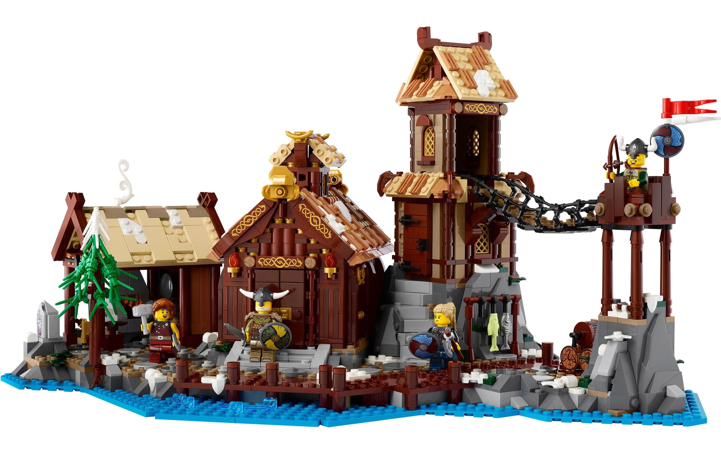 LEGO® Spielbausteine »Wikingerdorf 21343«, (2103 St.)