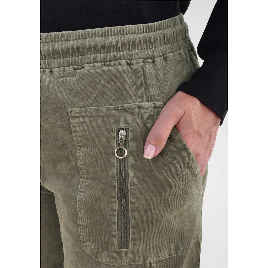 NAVIGAZIONE Jogger Pants, mit Zusatz-Reissverschlusstaschen