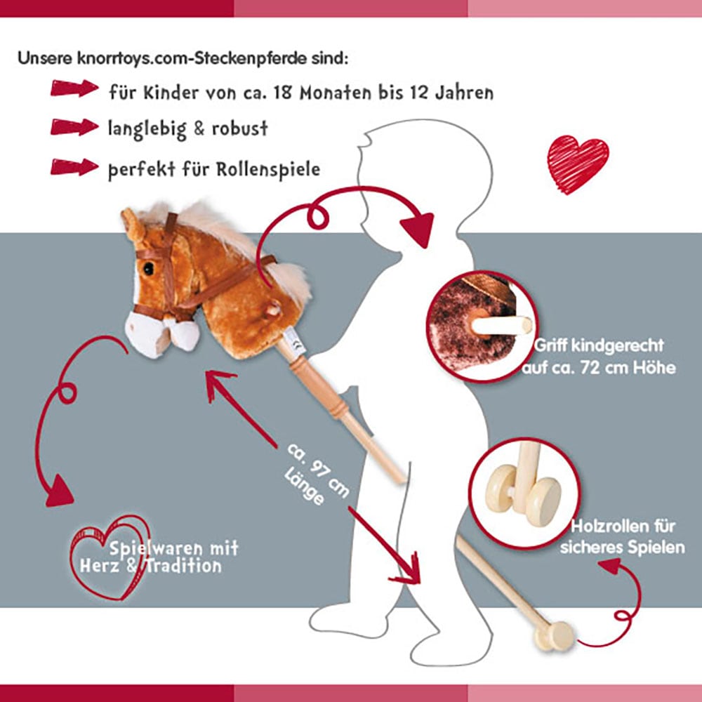 Knorrtoys® Steckenpferd »Sugar«