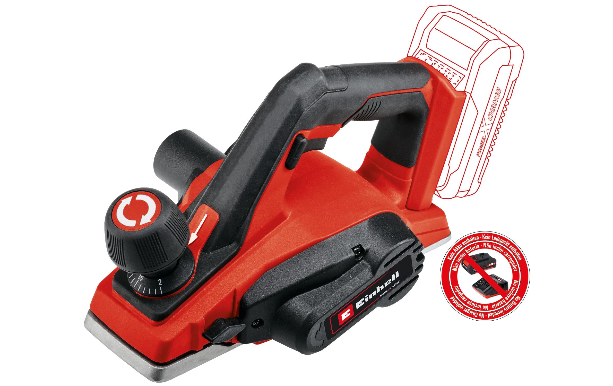 Einhell Akku-Elektrohobel »TE-PL 18/82 Li Solo«, (1 tlg.)