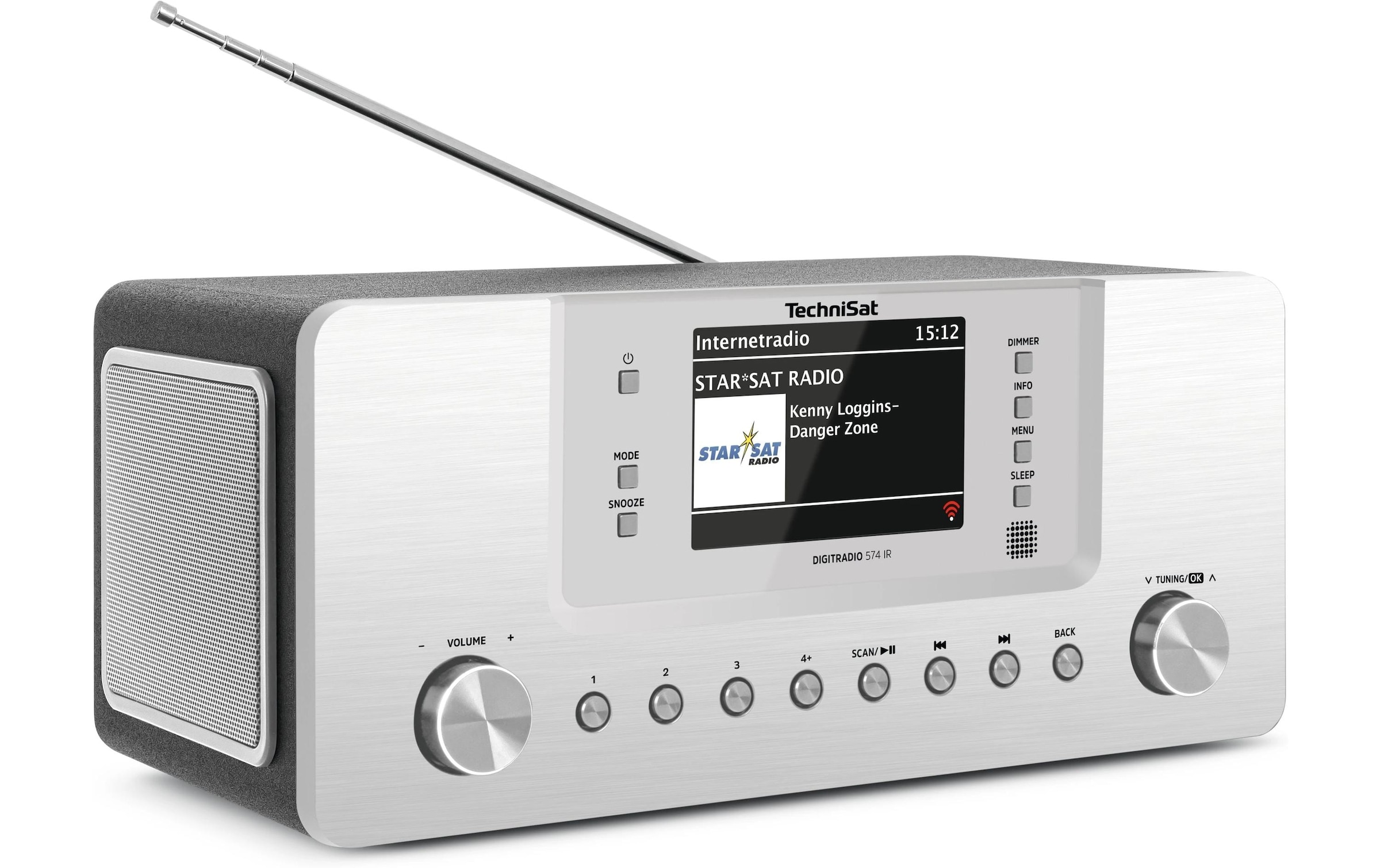 TechniSat Internet-Radio »DigitRadio 574 IR«, (Bluetooth Digitalradio (DAB+)-FM-Tuner-Internetradio)