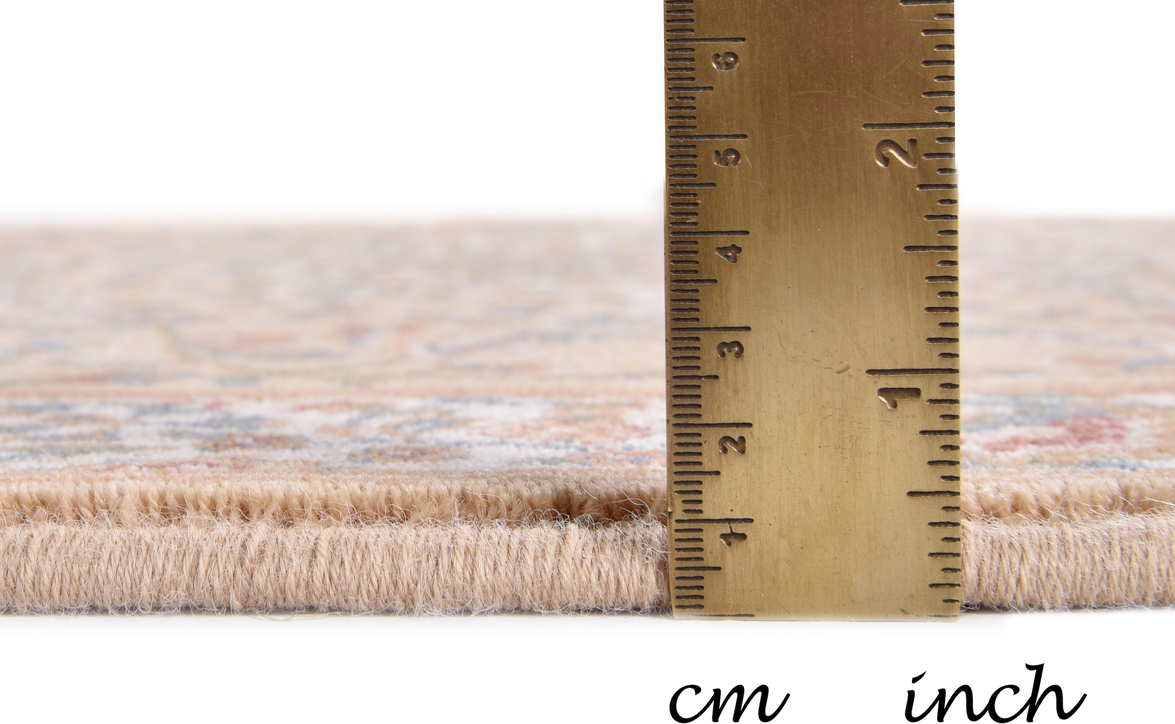 THEKO Wollteppich »Dolna - 859«, rund, 10 mm Höhe, Kurzflor, reine Wolle, Orient-Optik