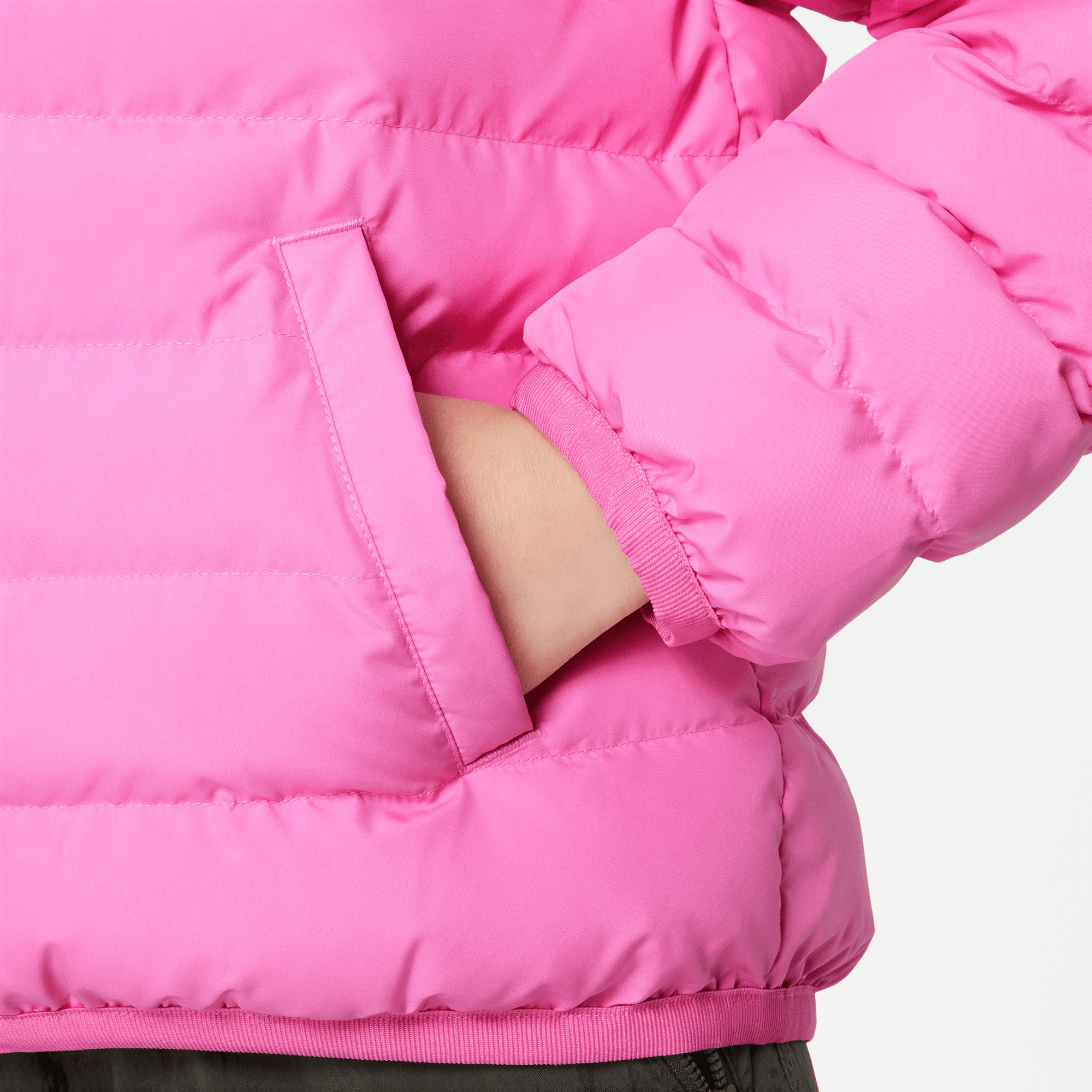 Nike Sportswear Steppjacke »K NSW LOW SYNFL HD JKT - für Kinder«, mit Kapuze