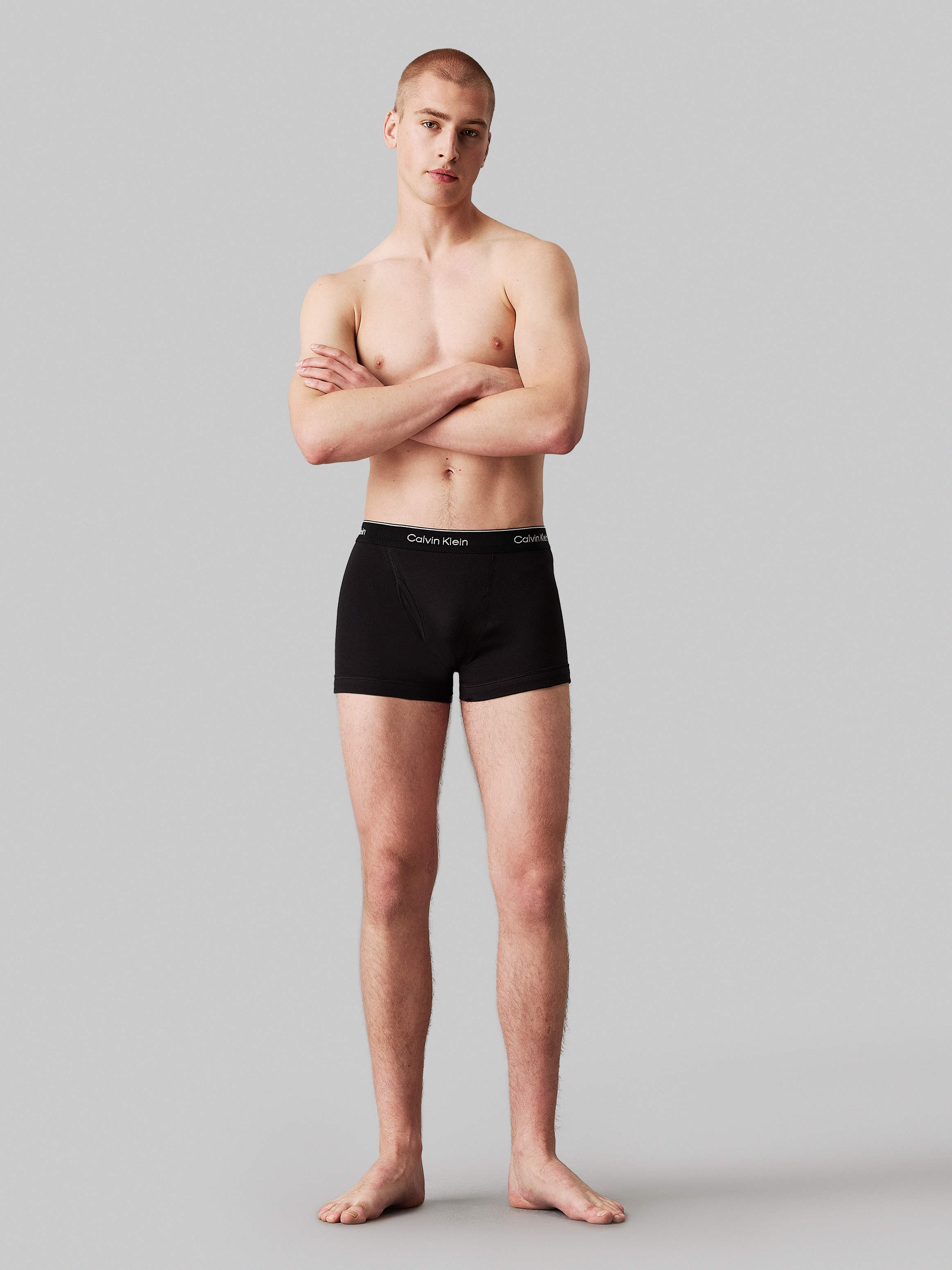 Calvin Klein Underwear Trunk »TRUNK 3PK«, (Packung, 3er-Pack), mit Logo-Elastikbund