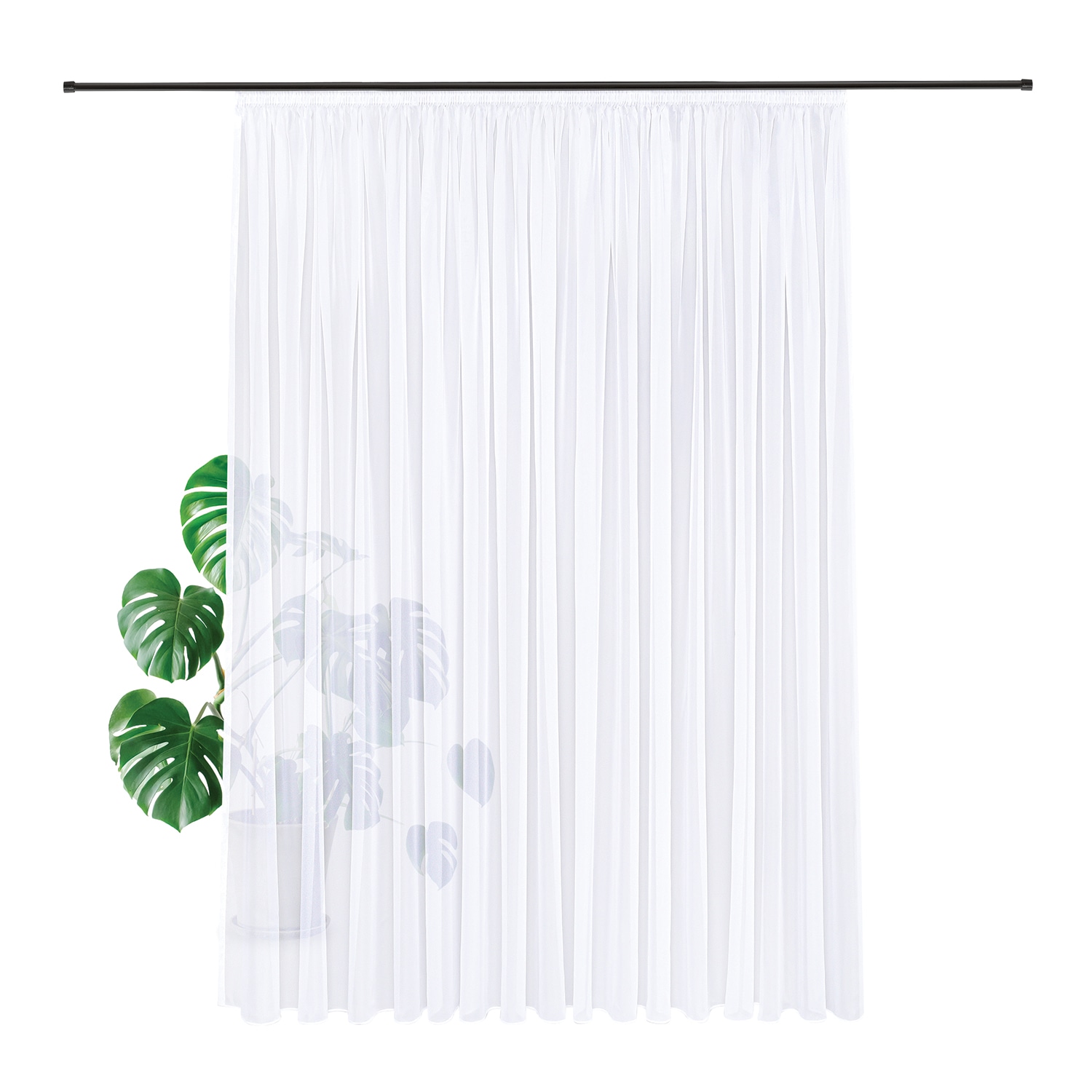 Gerster Gardine »Bianca«, (1 St.), Fertigstore Voile recyclet "Bianca"